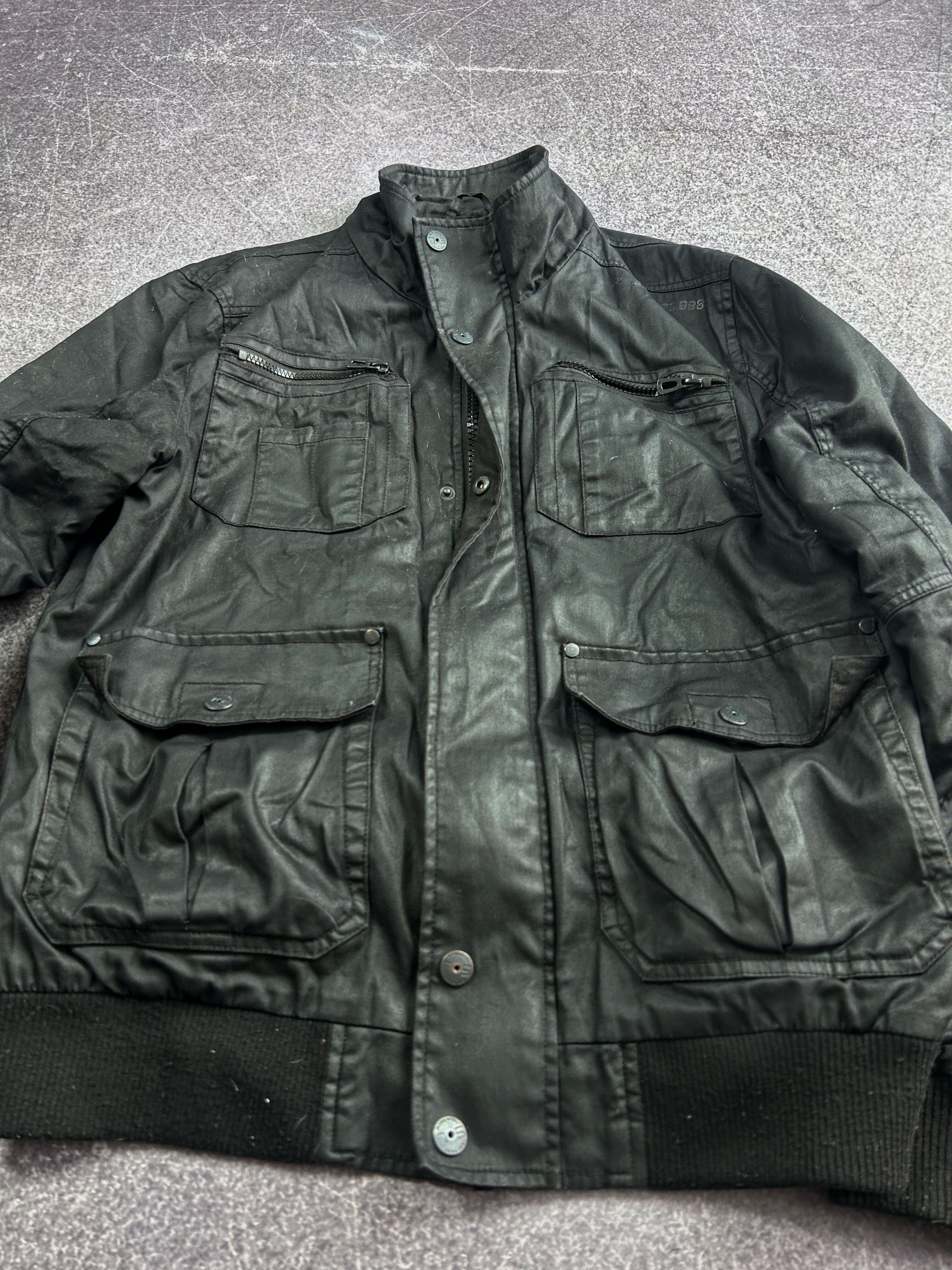 Other VTG Avant Garde Rick Owens Style Cargo WAX Bomber Jacket 90s Size US M / EU 48-50 / 2 - 4 Thumbnail