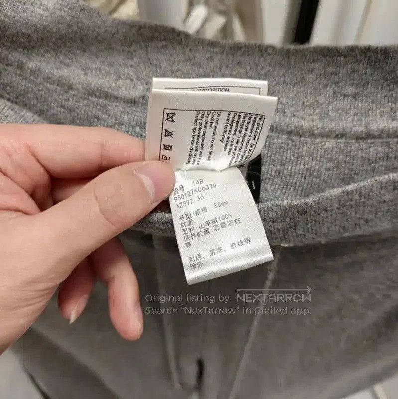 Chanel Chanel Gray Wool Casual Pants for Women . Size 30" / US 8 / IT 44 - 5 Thumbnail
