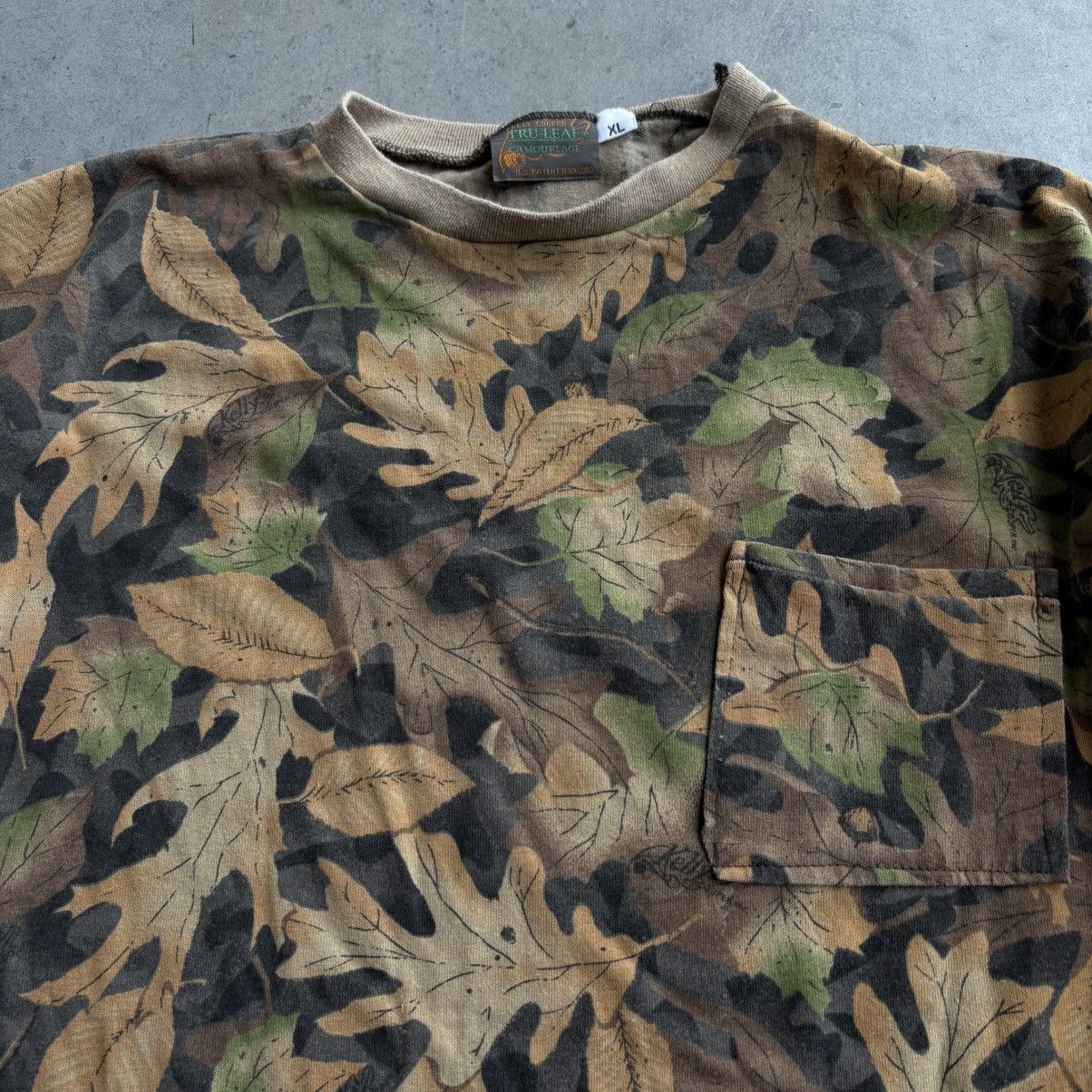 Realtree × Vintage Vintage 80's Camo Leaves T Shirt XL Baggy Heavy Weight Size US XL / EU 56 / 4 - 5 Thumbnail