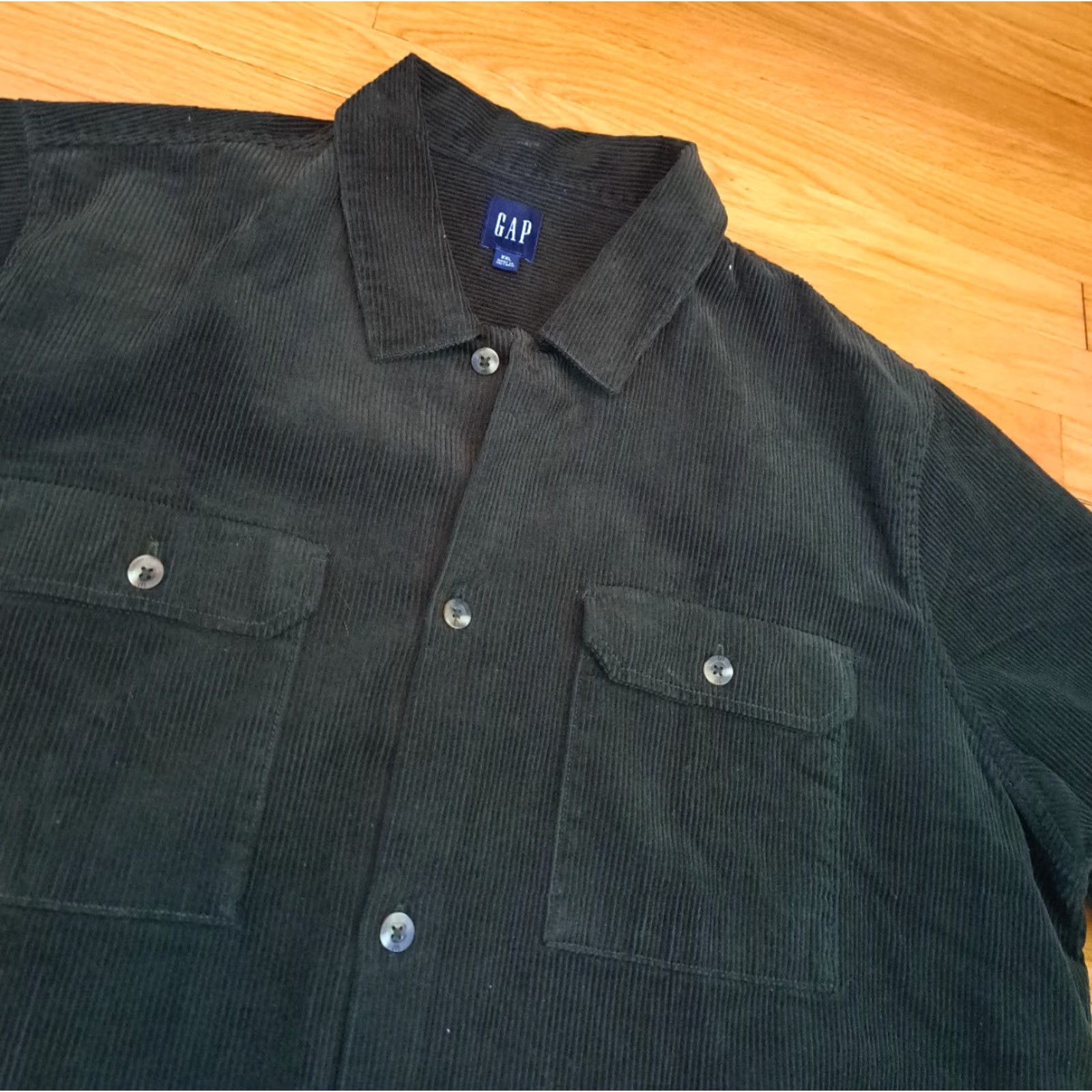 Gap VINTAGE Gap Brown Outdoor Full Button Heavy Cotton 3XL Shirt Corduroy Size US XXL / EU 58 / 5 - 4 Thumbnail