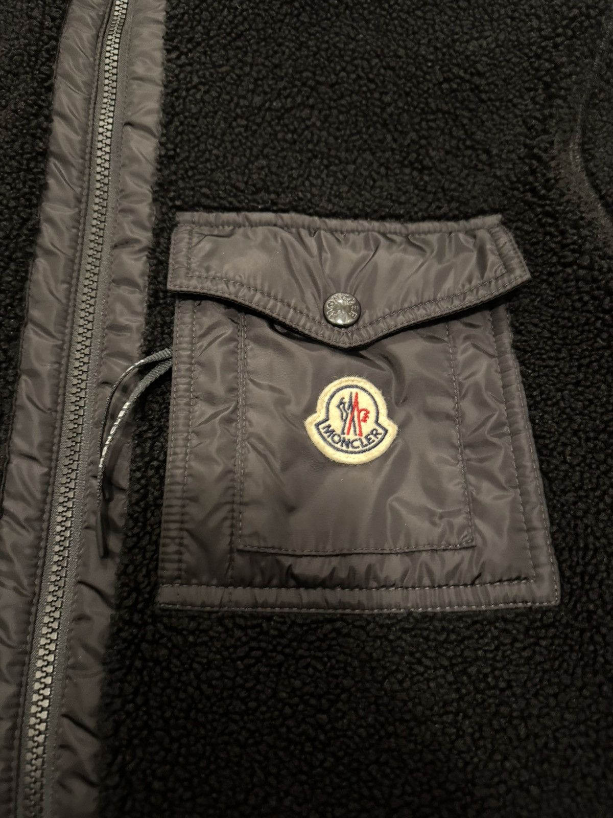 Moncler Moncler Teddy Zip-up Jacket Size US XL / EU 56 / 4 - 2 Thumbnail