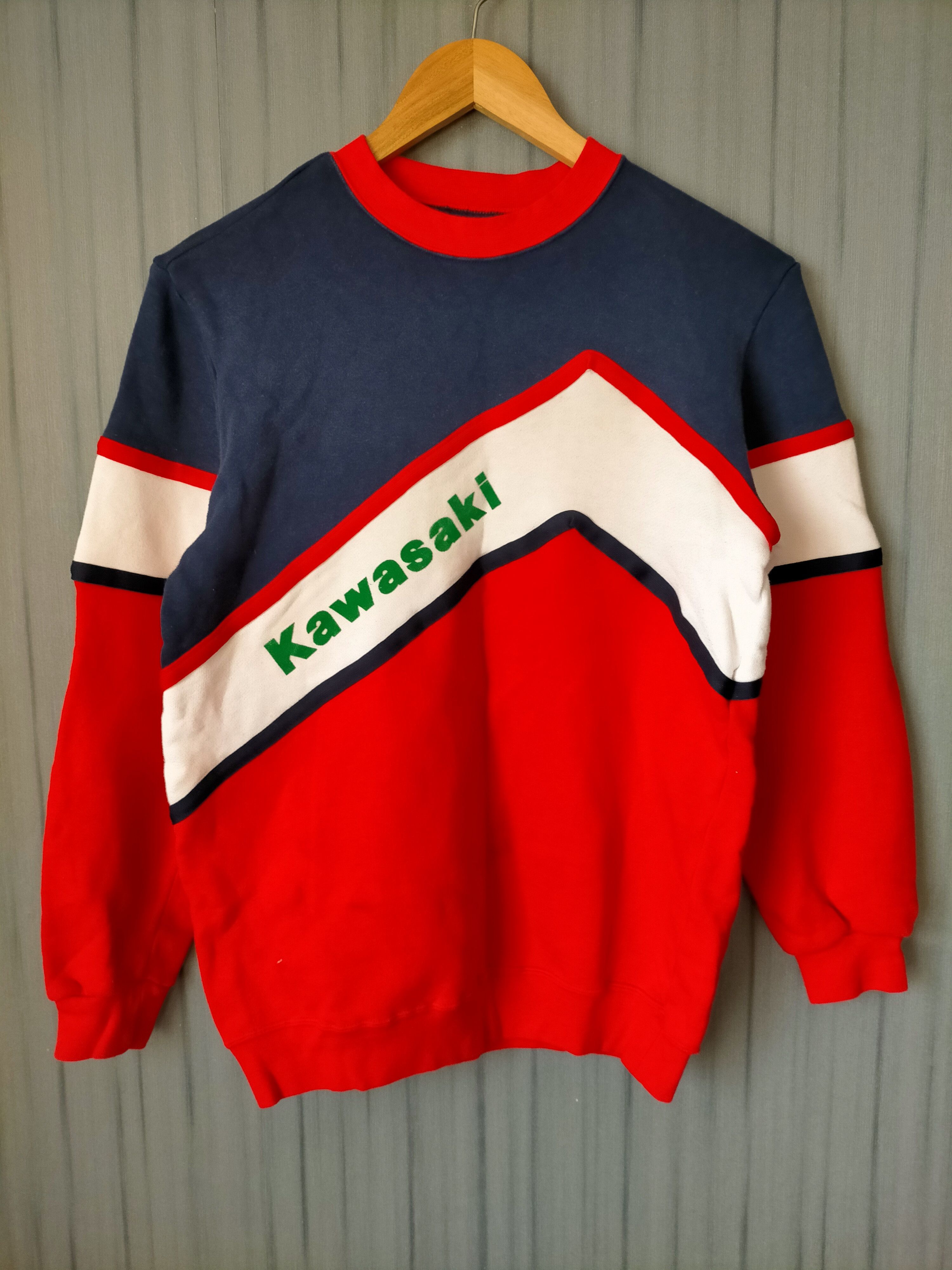 Vintage Vintage Kawasaki Japan Spell Out Sweatshirt Size US S / EU 44-46 / 1 - 1 Thumbnail