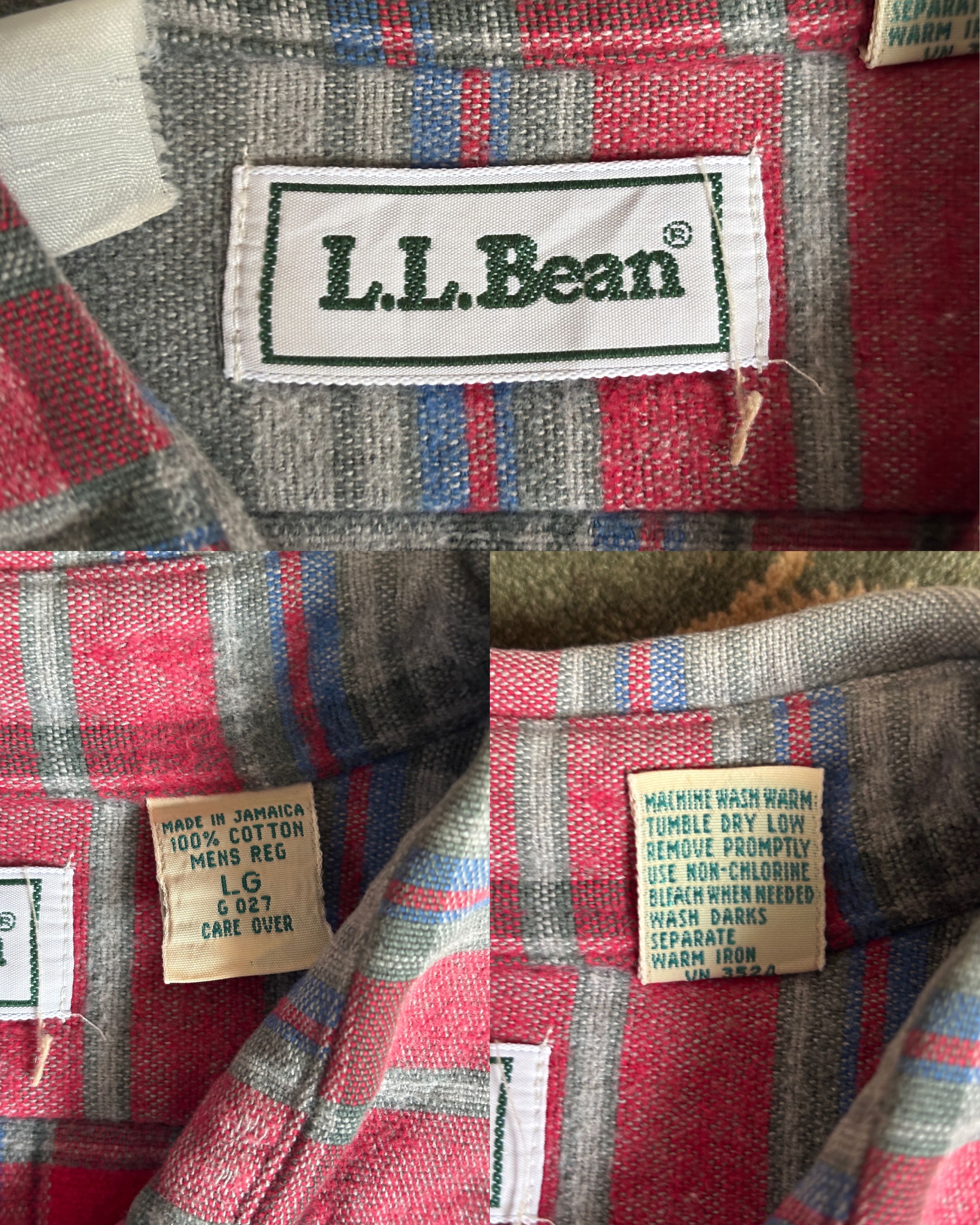 L.L. Bean L.L. Bean Checkered Red Rare Vintage Button Up Shirt Size US L / EU 52-54 / 3 - 7 Thumbnail