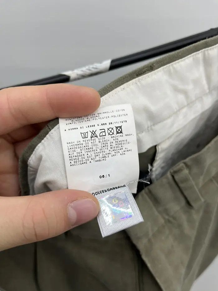Dolce & Gabbana Vintage Dolce & Gabbana Player Army Shorts Size US 34 / EU 50 - 7 Thumbnail