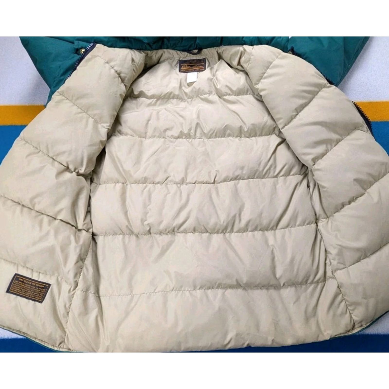 Eddie Bauer VINTAGE Eddie Bauer Jacket Blizzard Proof Down USA Seattle Blue Large Hooded Puffer Jacket Mens Size US M / EU 48-50 / 2 - 5 Thumbnail