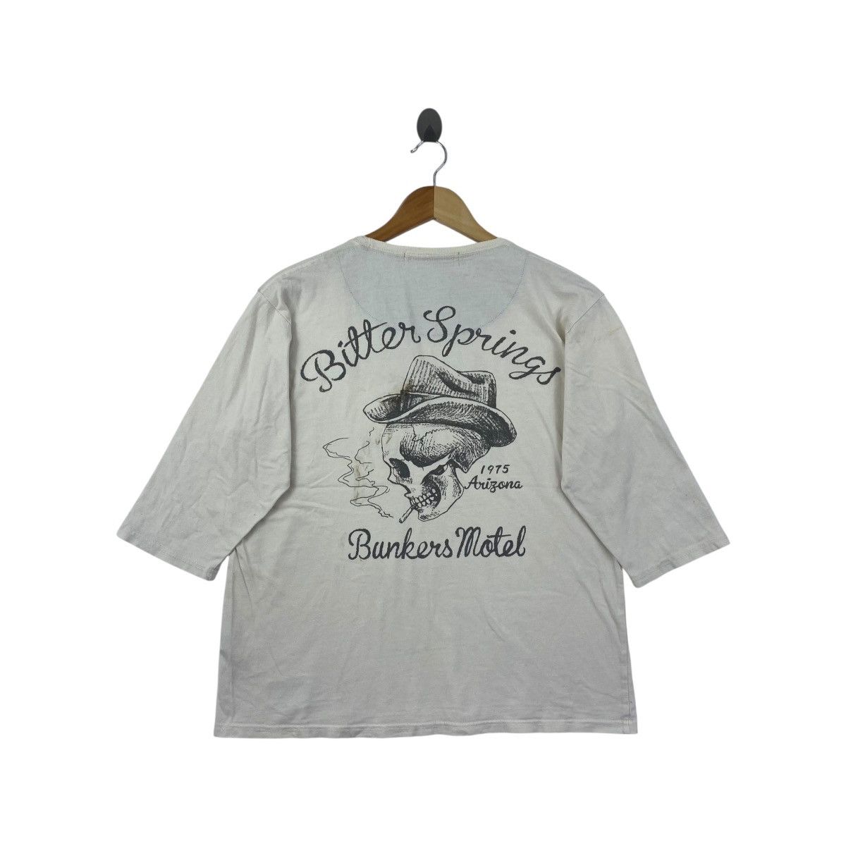 Japanese Brand Wing Spread Tee Shirt Big Logo Bunkers Motel Arizona Skull Size US L / EU 52-54 / 3 - 5 Thumbnail