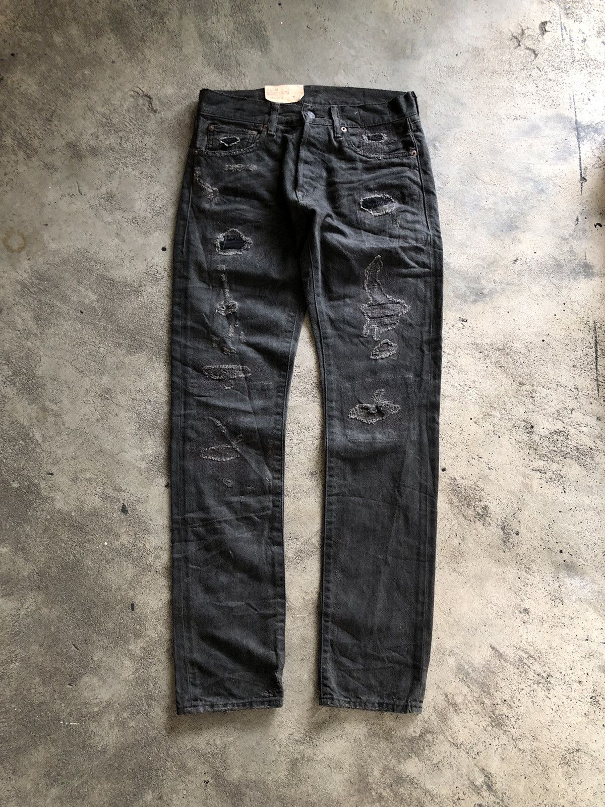 DENIM & SUPPLY RALPH LAUREN JEANS DISTRESSED