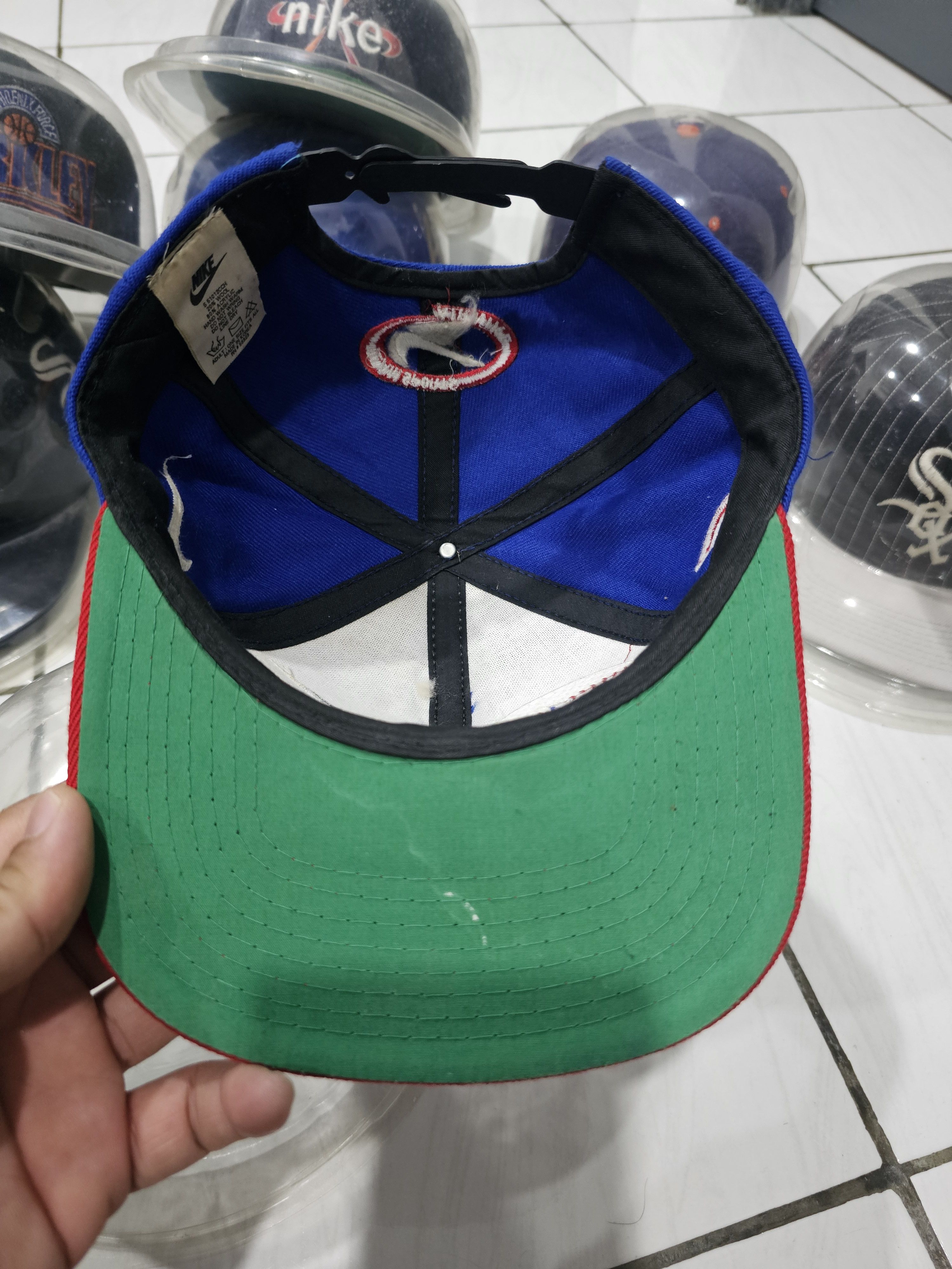 Nike vintage Nike Chicago Cubs MLB Wilson snapback hat Size ONE SIZE - 7 Thumbnail