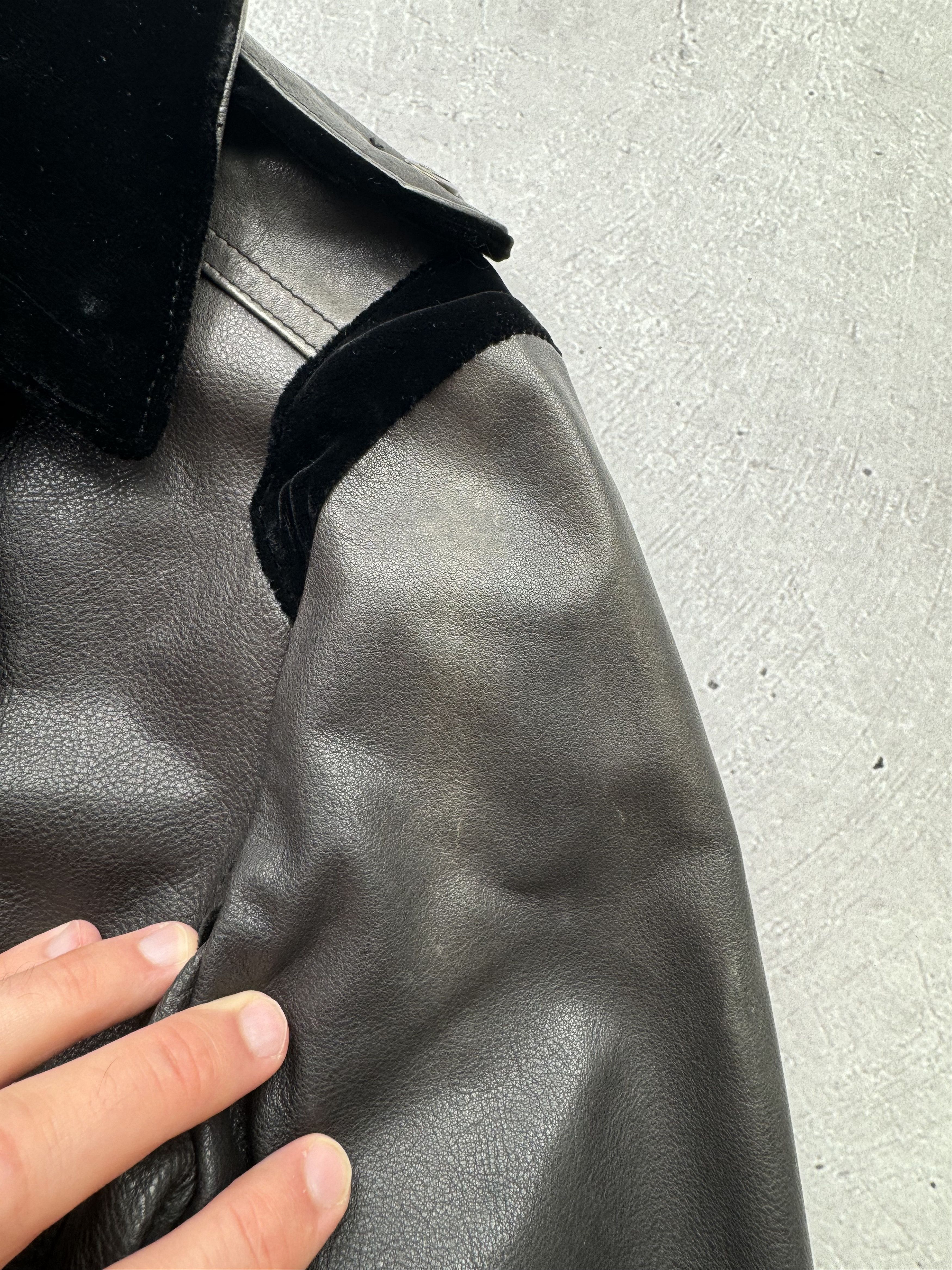 Just Cavalli × Roberto Cavalli × Vintage Just Cavalli Vintage Zipped Leather Jacket Size M / US 6-8 / IT 42-44 - 8 Thumbnail