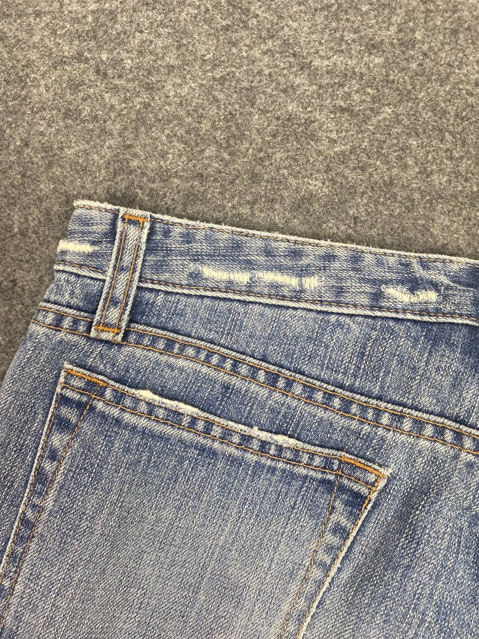 Japanese Brand sweet camel low bootcut denim nice design Size 31" - 5 Thumbnail