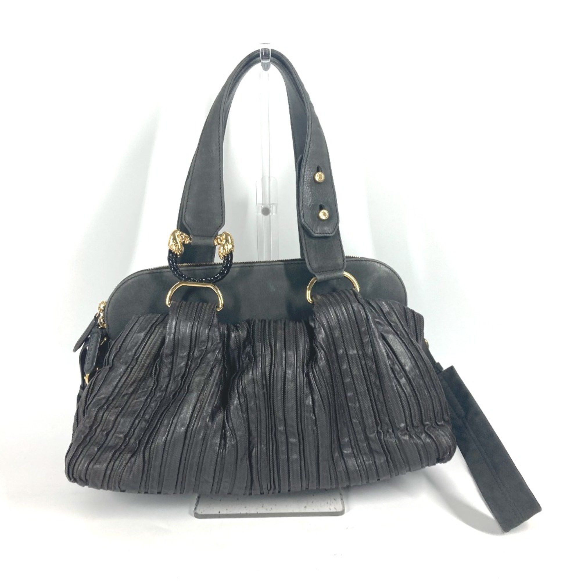 Bvlgari Bvlgari 2WAY Bag Tote Bag Crossbody Shoulder Bag Dark BrownBased BlackBased Size ONE SIZE - 1 Thumbnail