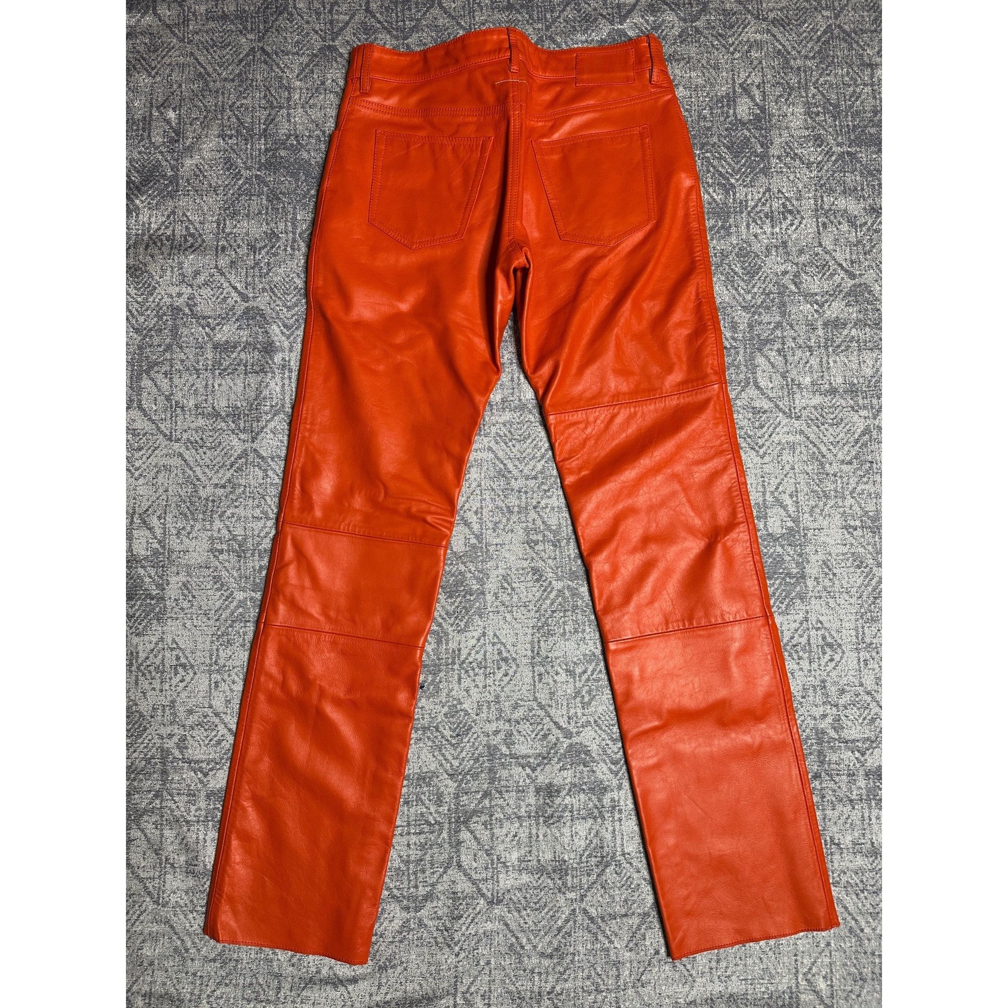 Maison Margiela MM6 22SS 5-Pocket Leather Pants Size 30" / US 8 / IT 44 - 8 Thumbnail