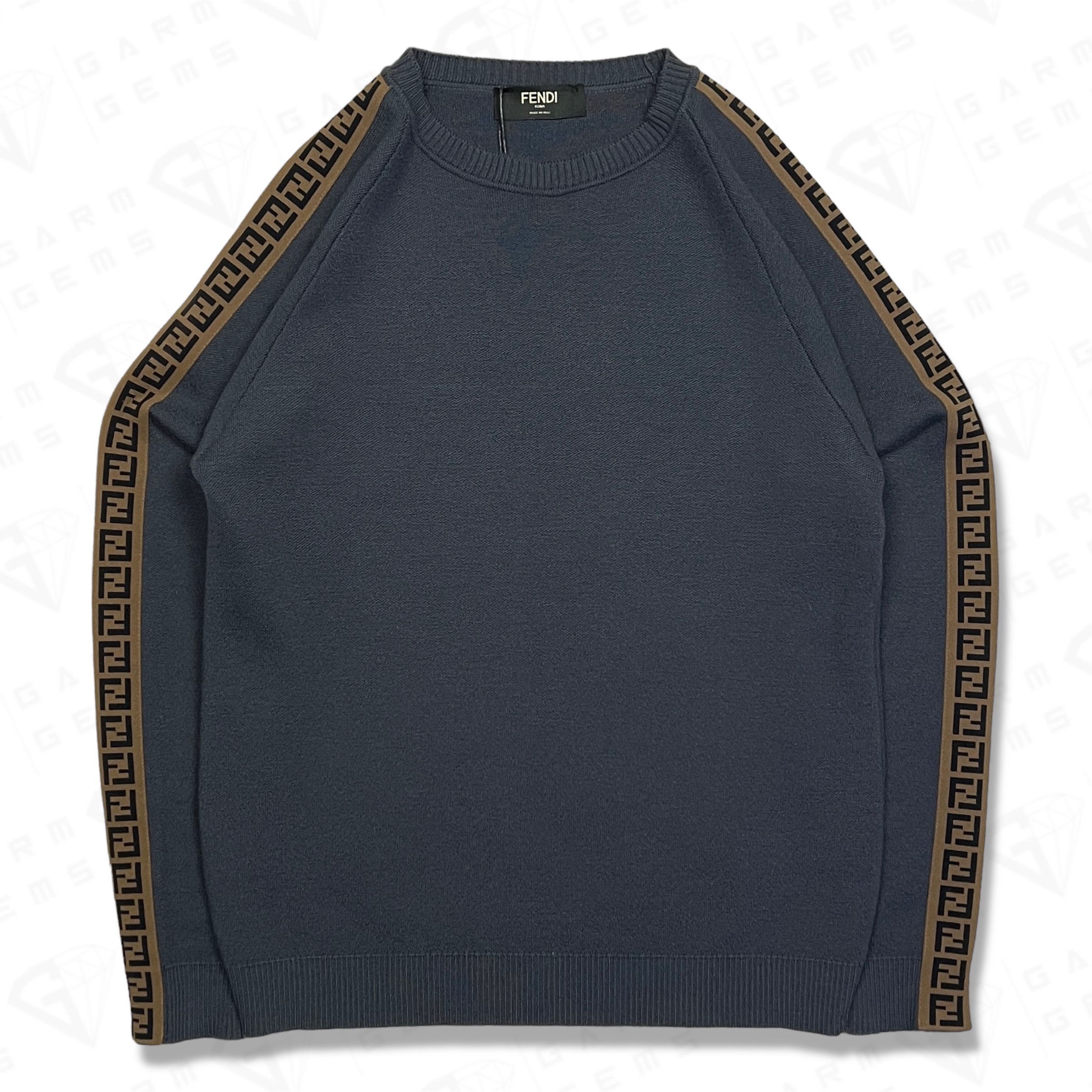 Fendi Fendi FF Panel Wool Jumper Size US M / EU 48-50 / 2 - 1 Thumbnail