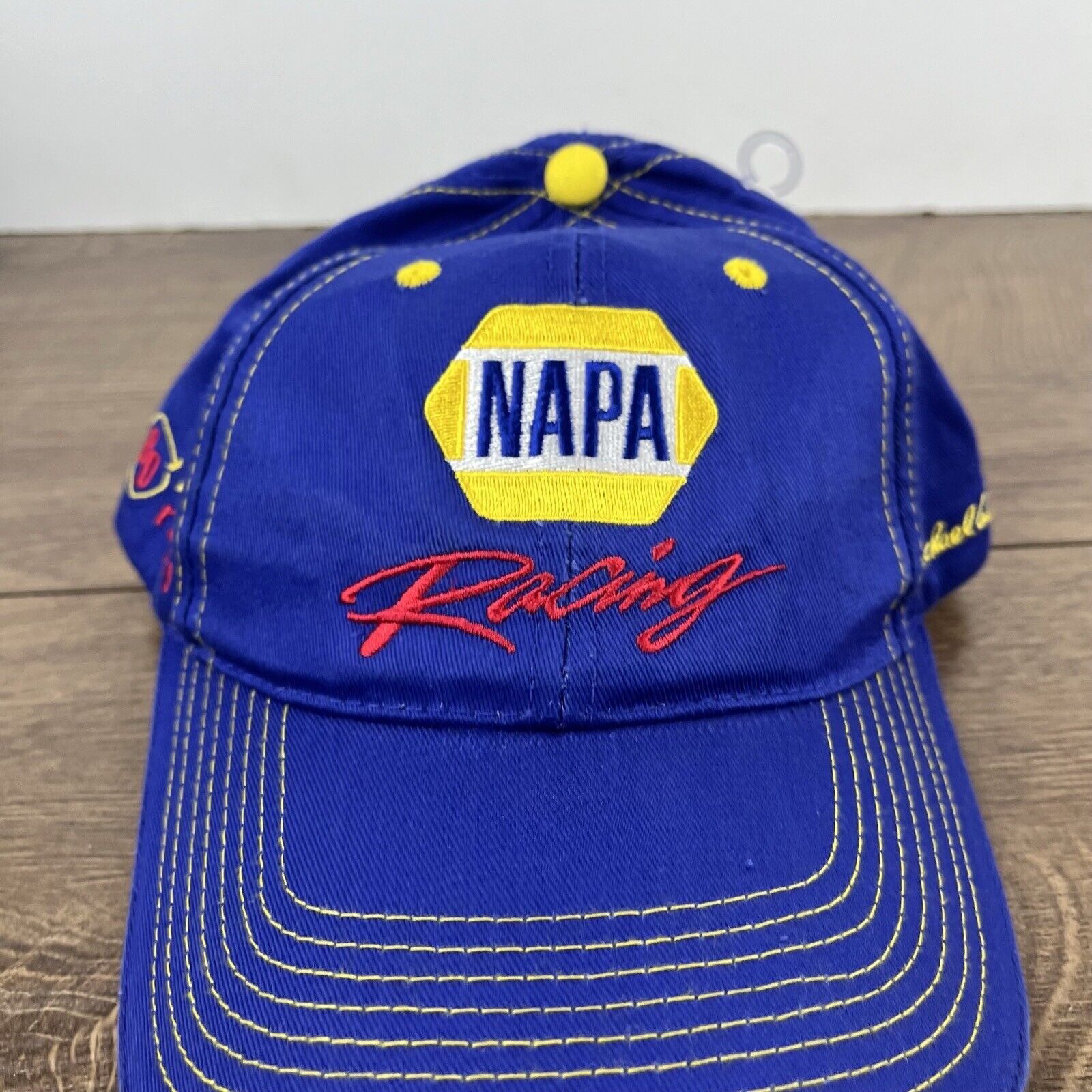 Other Bill Davis Racing Hat NASCAR Racing Hat Blue Cap Adjustable Size ONE SIZE - 6 Thumbnail