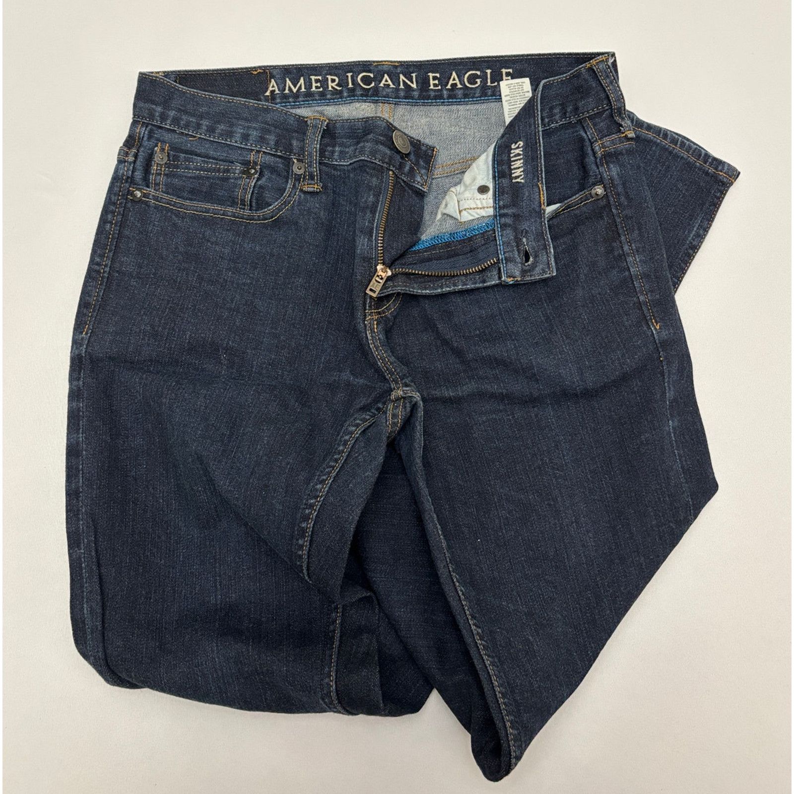 American Eagle Outfitters AMERICAN EAGLE 30x31 Men’s Skinny Fit Jeans | Excellent! Size US 30 / EU 46 - 6 Thumbnail