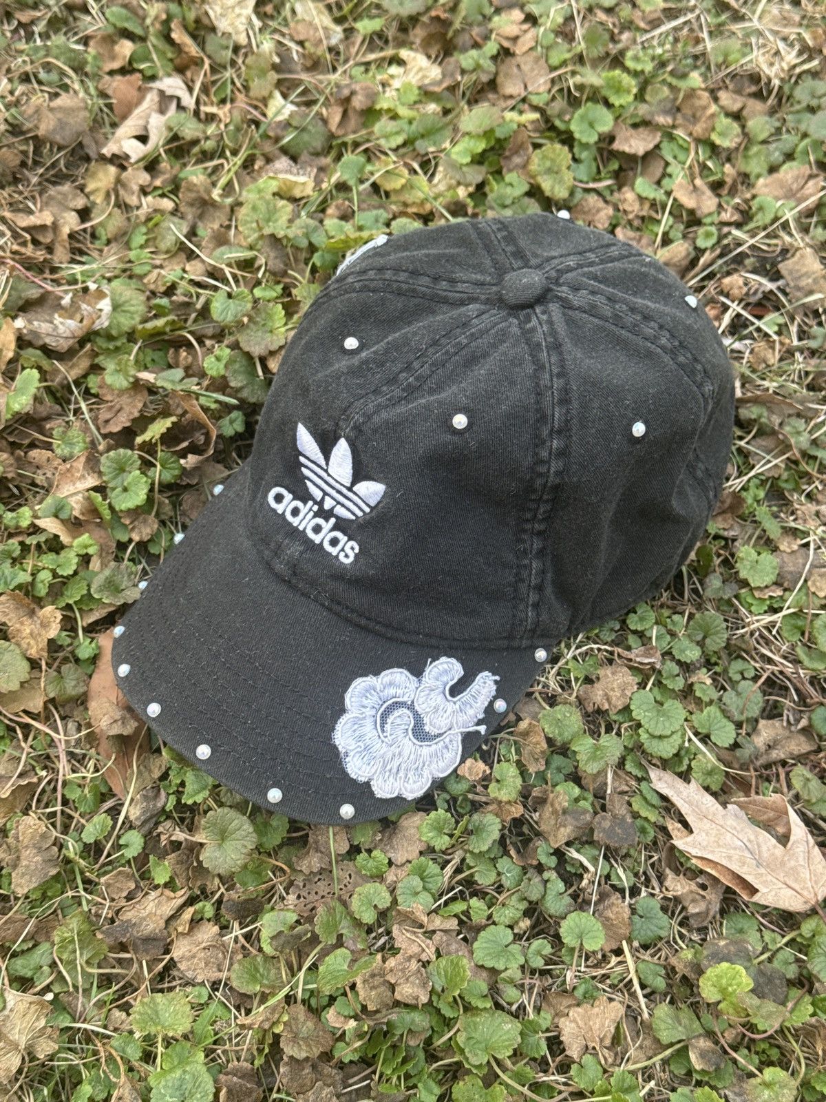 Adidas Laced Dad Hat by @kendallcustoms Size ONE SIZE - 1 Thumbnail