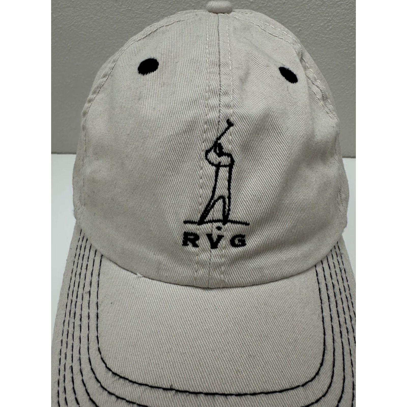 Vintage Page & Tuttle Hat RVG Rich Valley Golf Mechanicsburg PA Brown One Size Mens Cap Size ONE SIZE - 2 Thumbnail