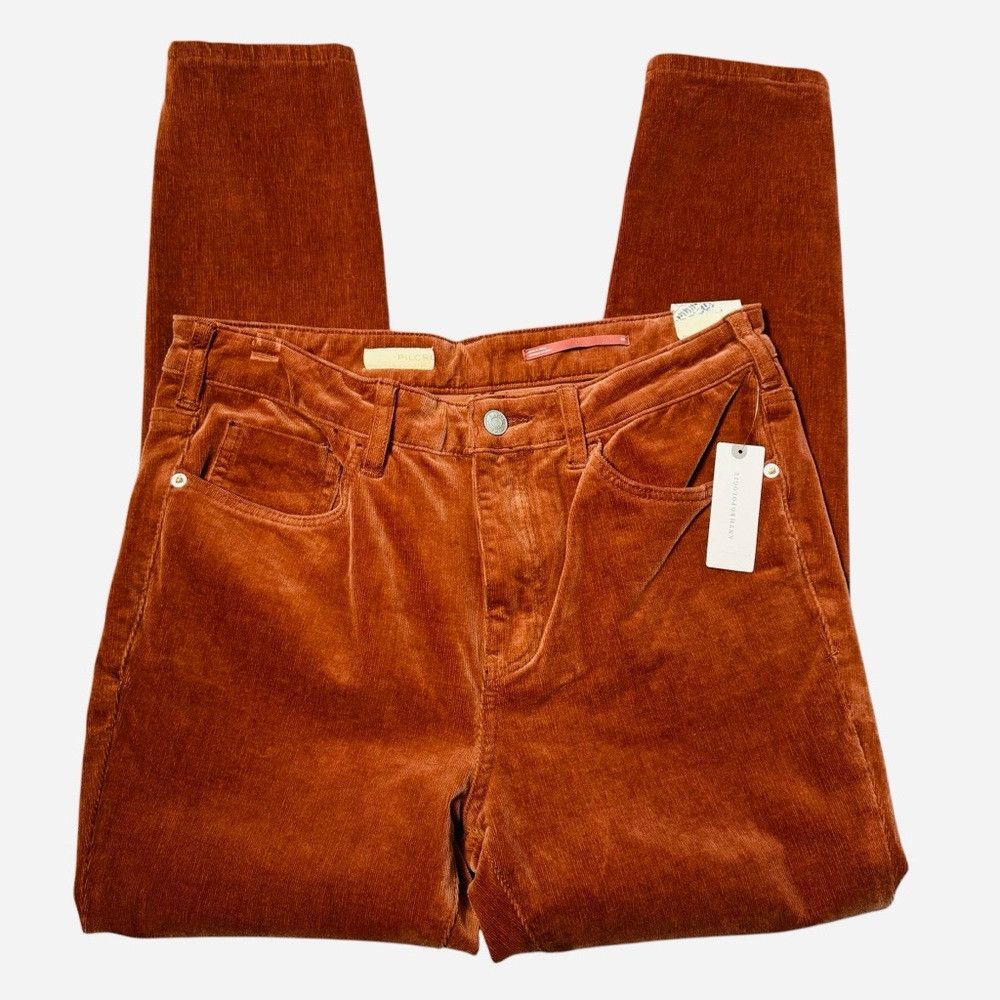 Anthropologie NWT New $110 Anthropologie Pilcro High Rise Skinny Corduroy Size 30" / US 8 / IT 44 - 3 Thumbnail