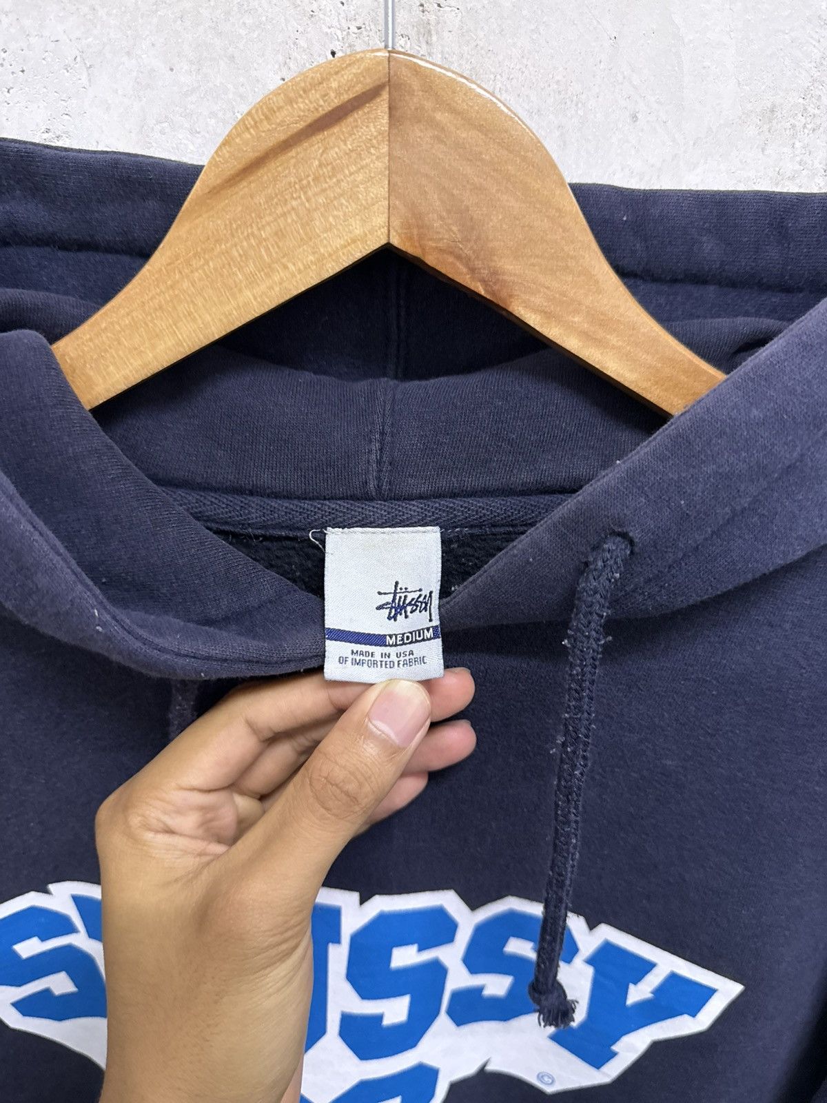 Stussy Vintage 2000s Stussy Spellout Hoodie Size US M / EU 48-50 / 2 - 4 Thumbnail