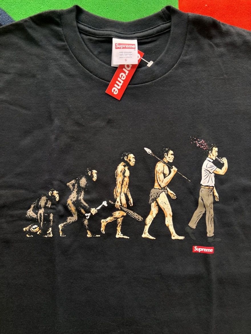 supreme Evolution Tee Black Mサイズ シュプリーム Supreme supreme evolution t shirt black | Grailed