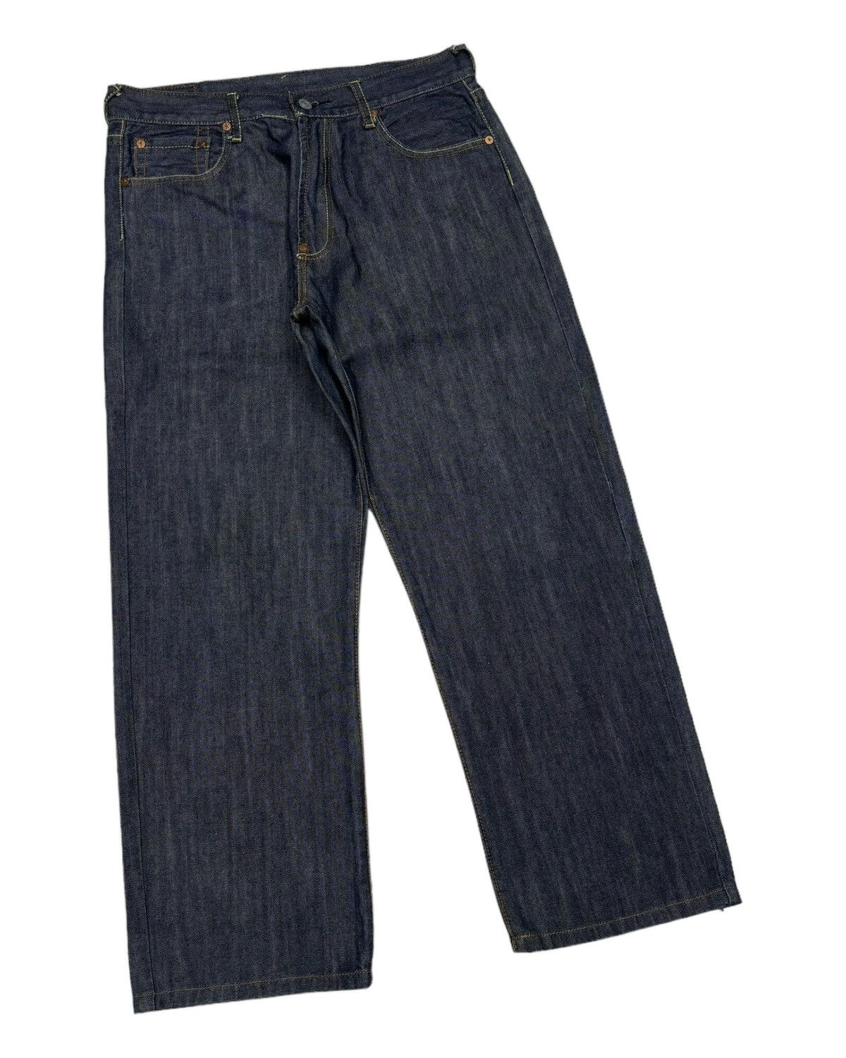 Japanese Brand VINTAGE EVISU JAPAN CUSTOM DAICOCK BAGGY DENIM JEANS Size US 32 / EU 48 - 6 Thumbnail