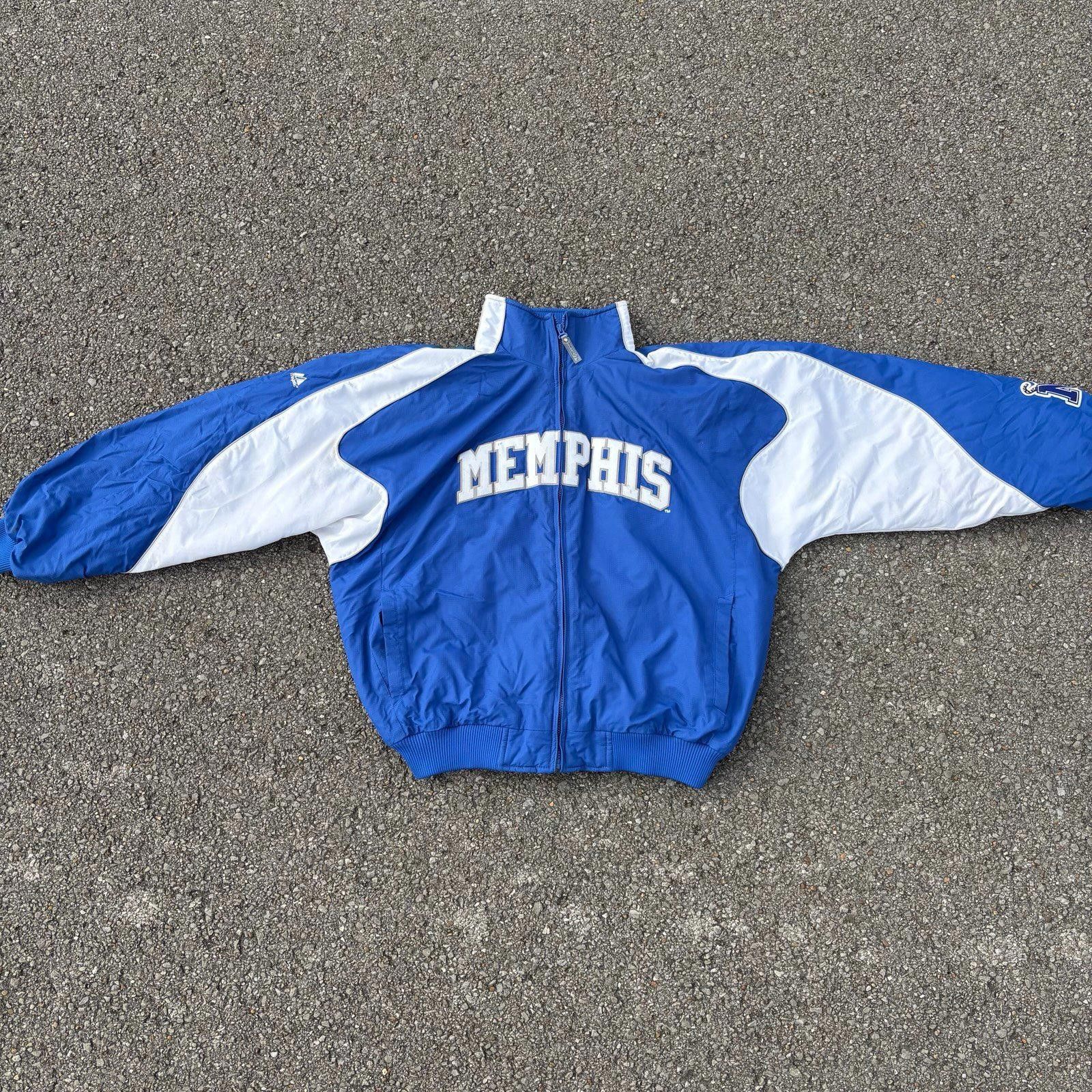 Vintage 90s Memphis Tigers puffer windbreaker jacket