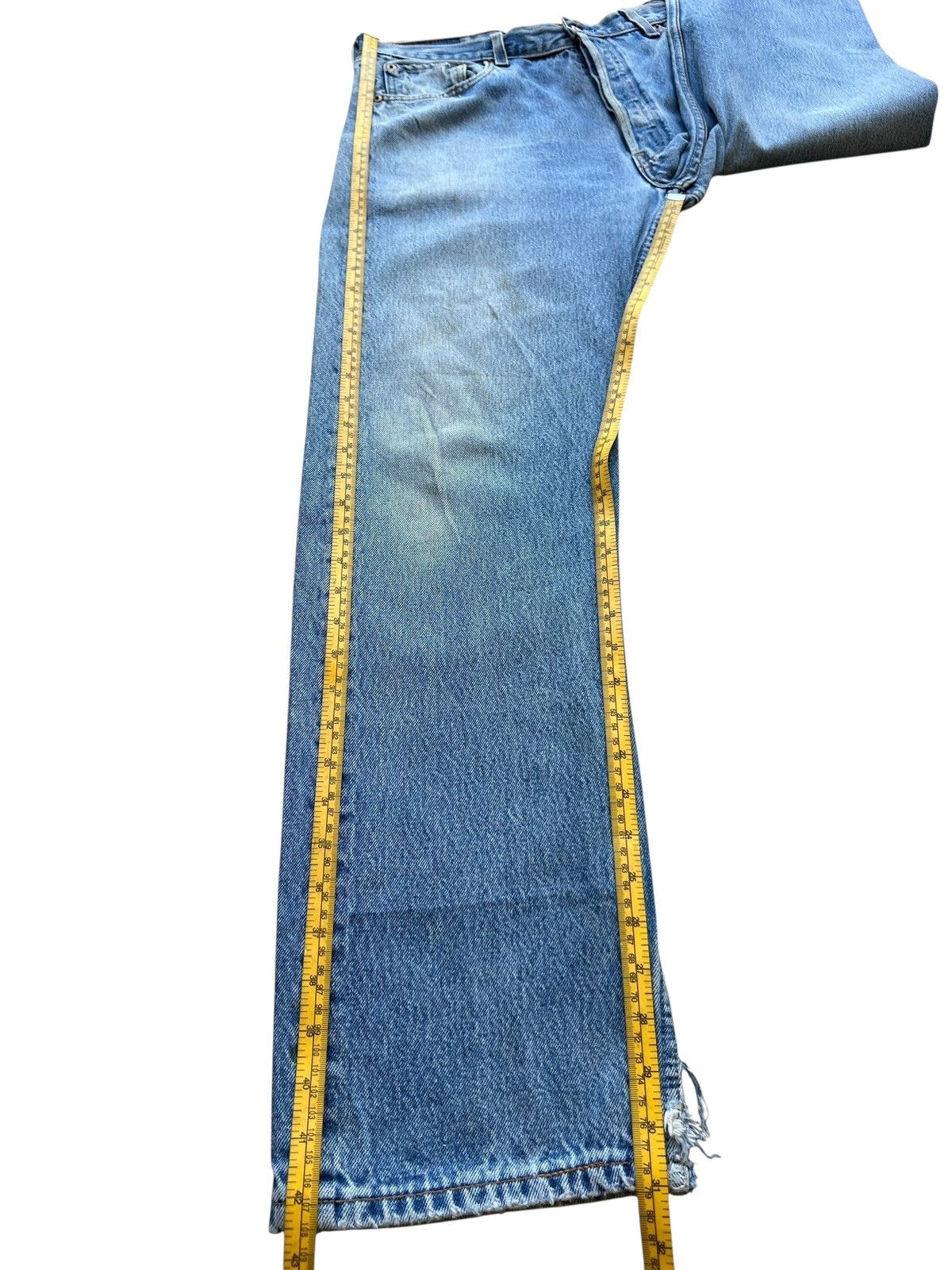 Levi's Vintage 90s Levi’s 501 Denim Jeans 35x31 Size US 35 - 13 Thumbnail