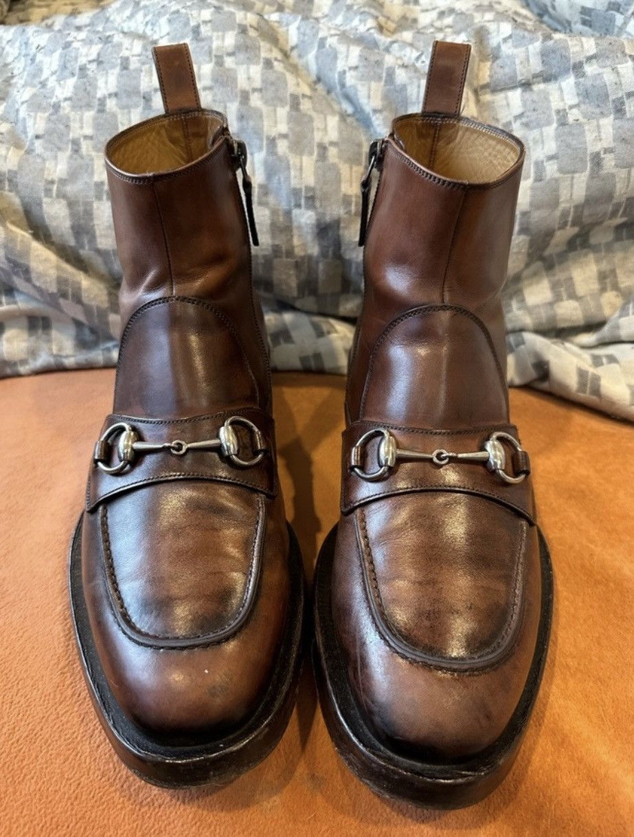 image of Gucci Boots in Brown, Men's (Size 7.5)