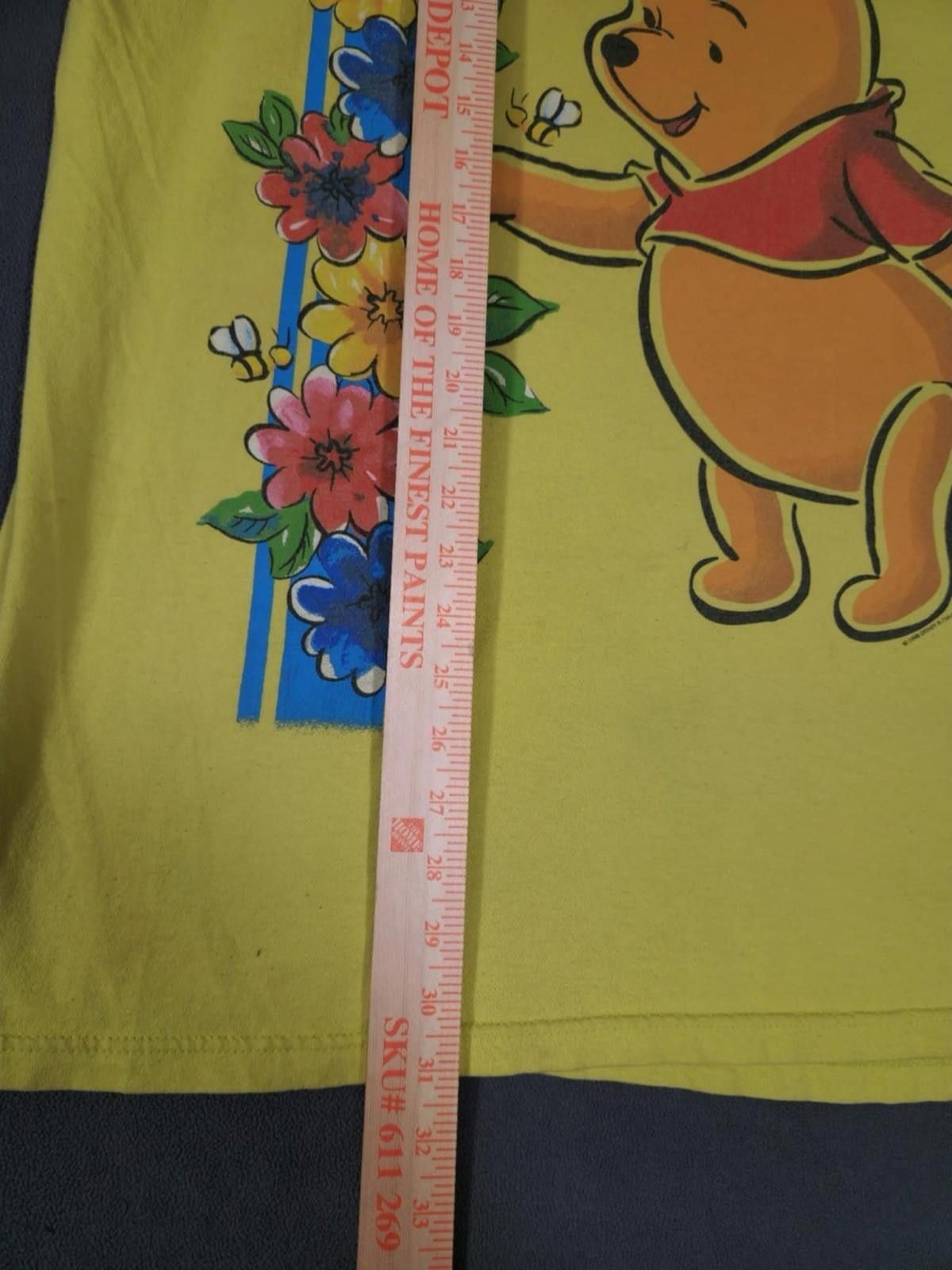 Disney Vintage 1998 Disney Winnie the Pooh Yellow Flowers Large #2 Size US L / EU 52-54 / 3 - 2 Thumbnail