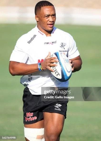 Reebok THE SHARKS RUGBY JERSEY 2013 SOUTH AFRICA RUGBY SHIRT Size US L / EU 52-54 / 3 - 10 Thumbnail