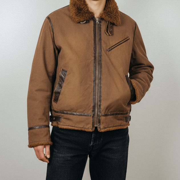 Other Soleil D'oR France Sherpa Shearling Winter Jacket Size US L / EU 52-54 / 3 - 1 Thumbnail