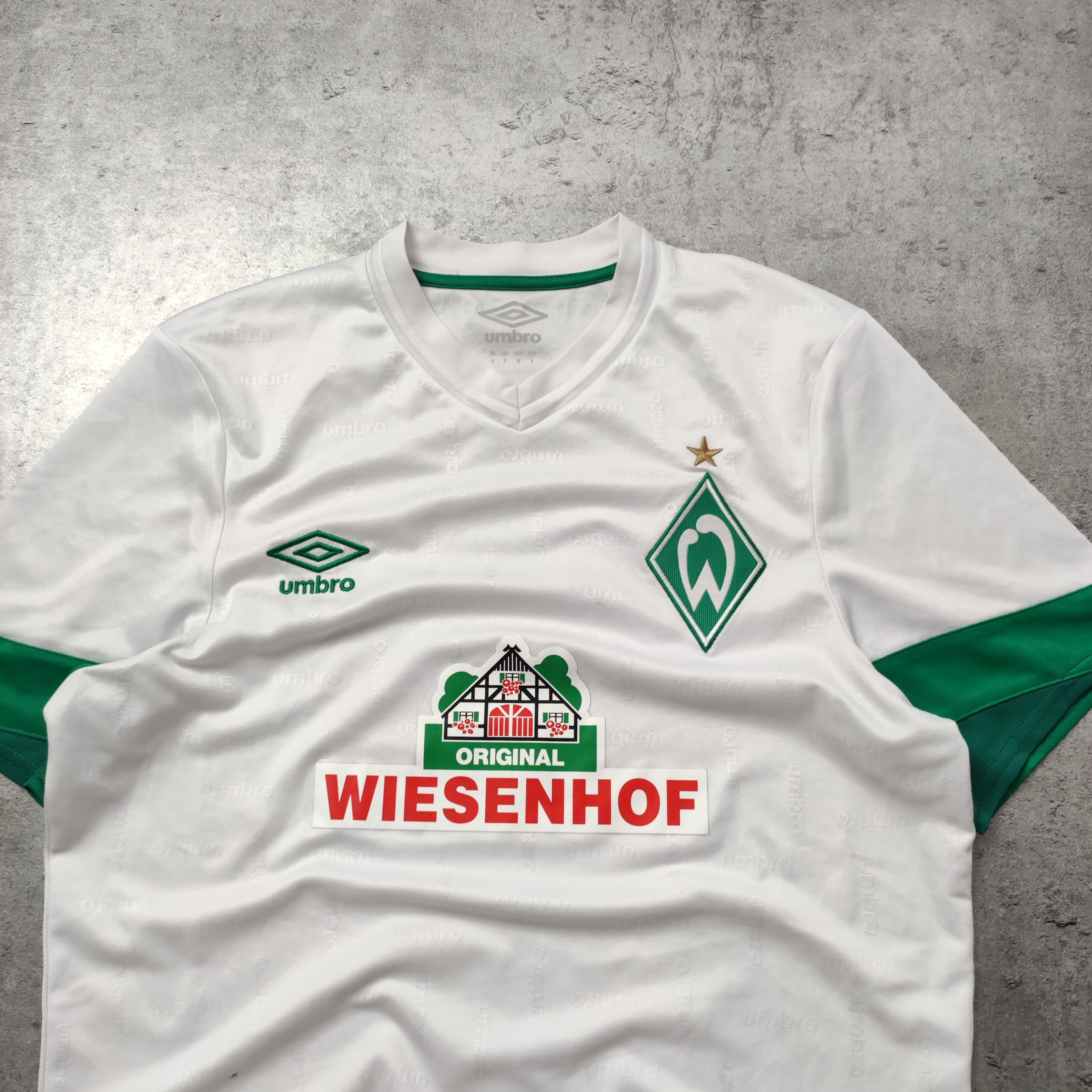 Other RARE Werder Bremen SV 2021 Away Umbro Football Jersey Size US S / EU 44-46 / 1 - 3 Thumbnail