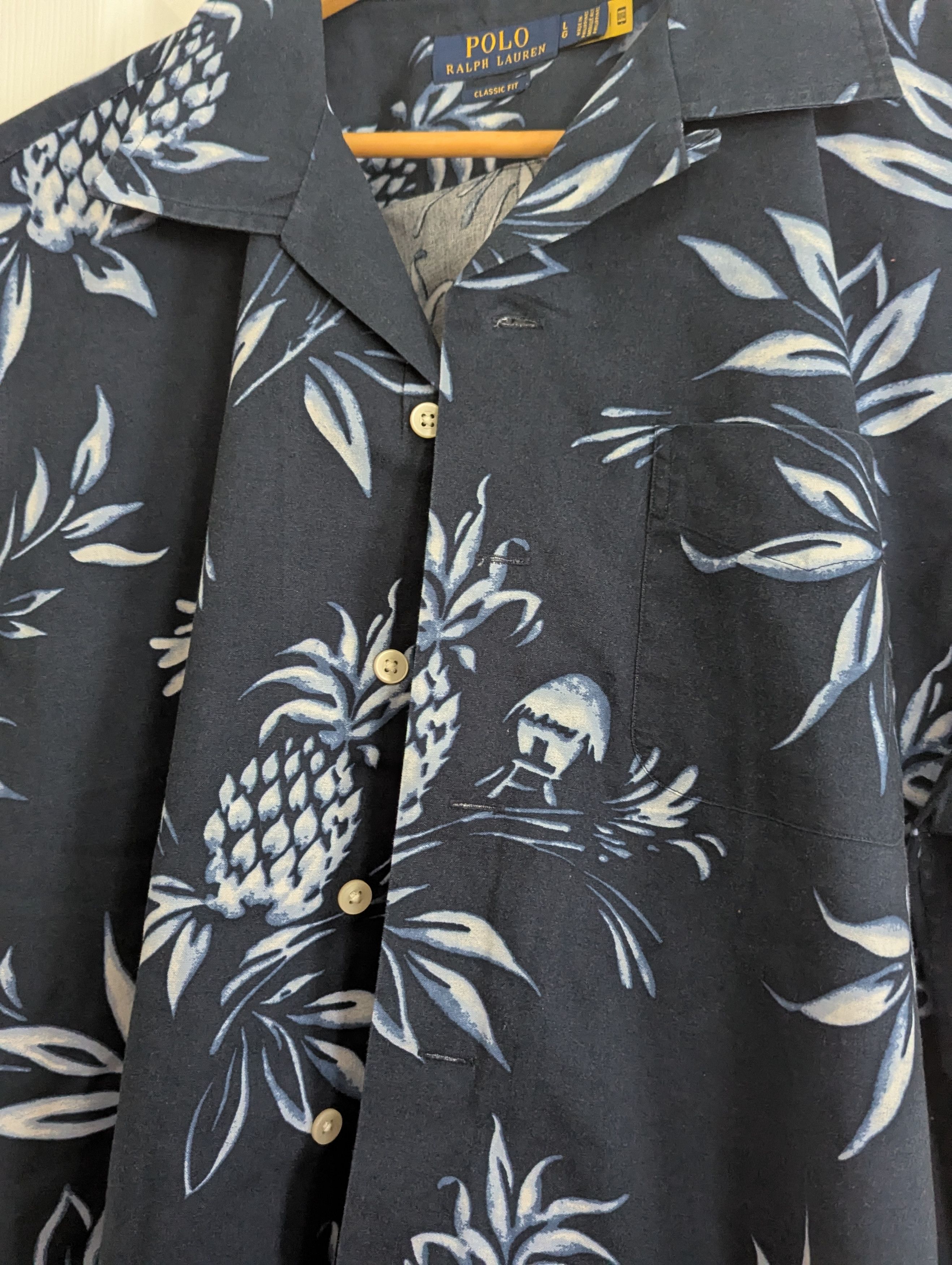 Polo Ralph Lauren Hawaiian style Short Sleeve Shirt Size US L / EU 52-54 / 3 - 2 Thumbnail