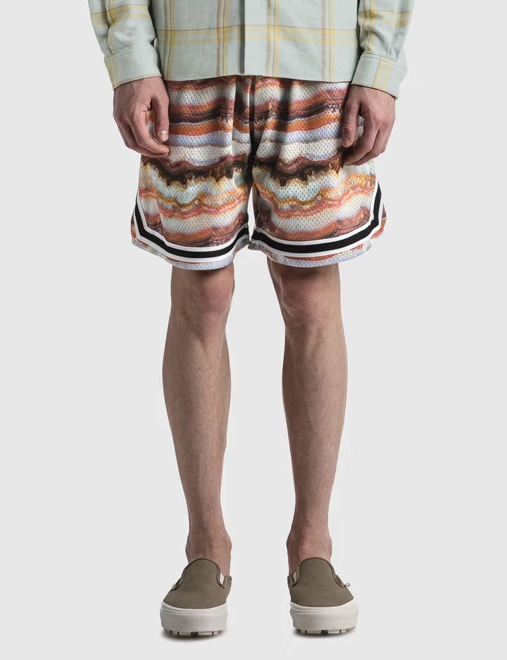 John Elliott 🔥350$ John Elliott Game Day Shorts in Geo Wonderland Size US 36 / EU 52 - 12 Thumbnail