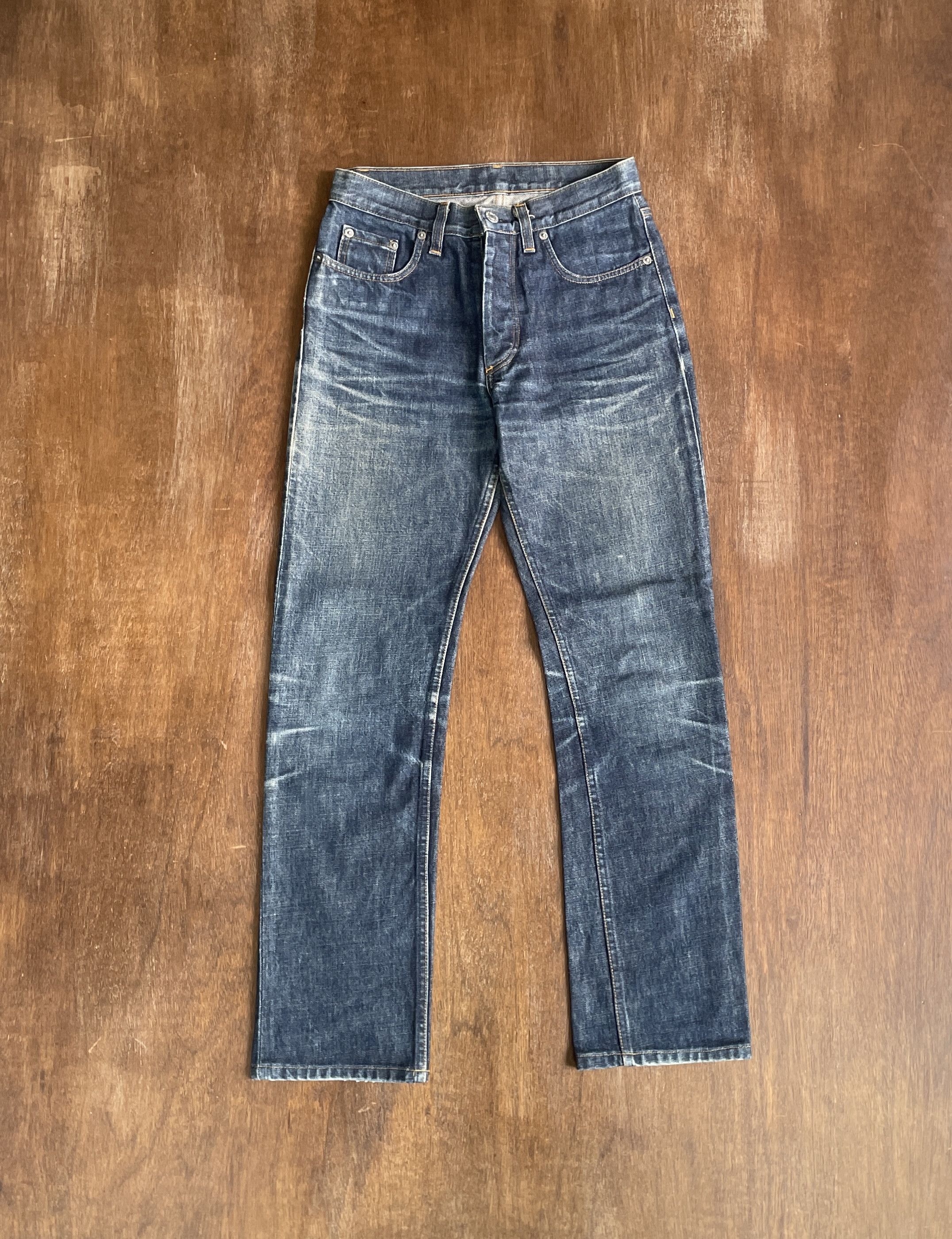 Helmut Lang HELMUT LANG 1998 Classic Denim Italian Cut Size US 29 - 1 Thumbnail