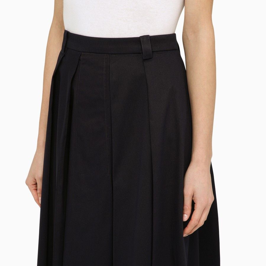 DEPARTMENT5 o1d2blof0824 Cotton Skirts in Navy Blue Size 32" / US 10 / IT 46 - 5 Thumbnail