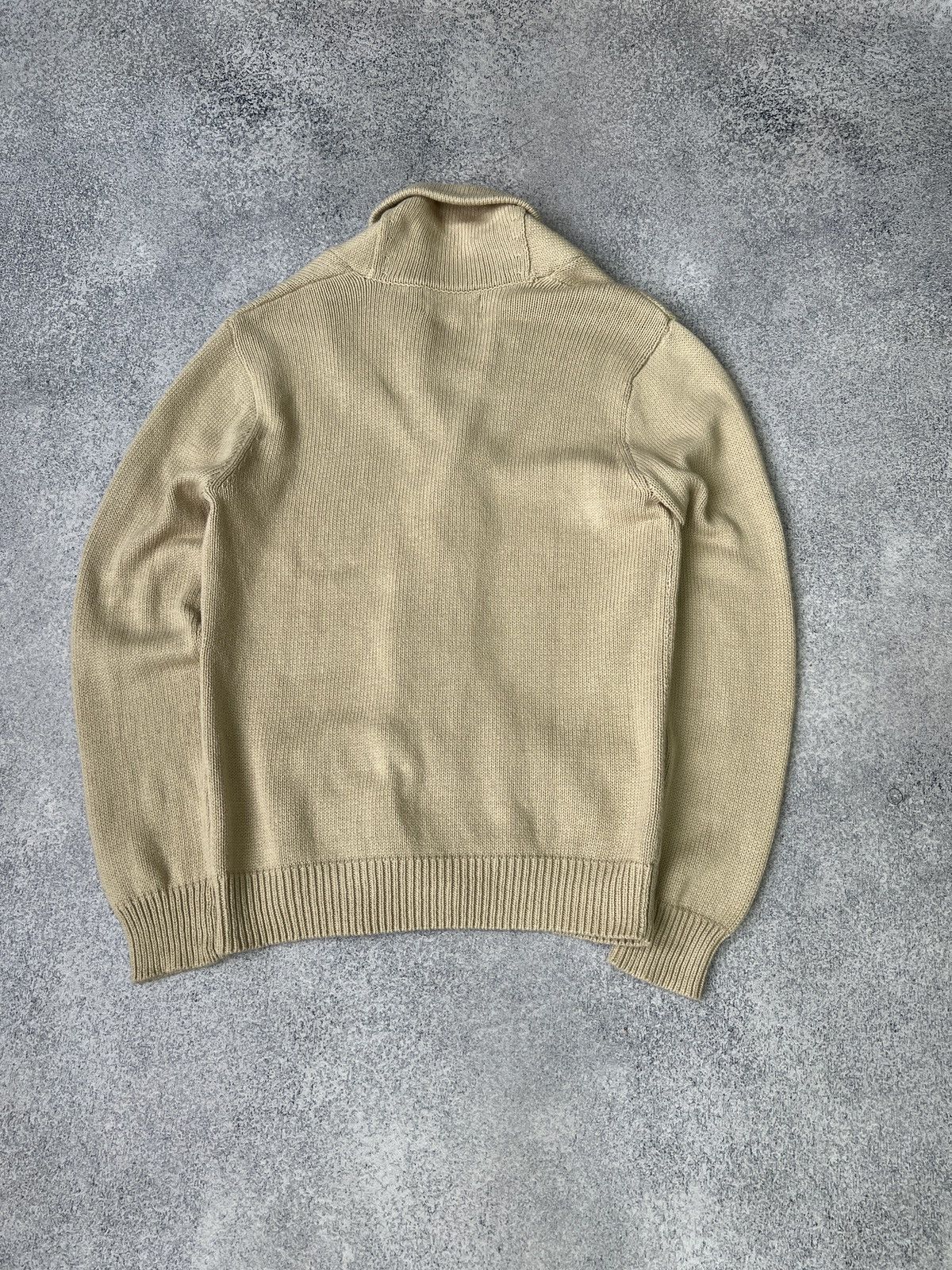 Ralph Lauren × Vintage Vintage Ralph Lauren Denim Supply Heavy knitted cardigan Size US S / EU 44-46 / 1 - 11 Thumbnail