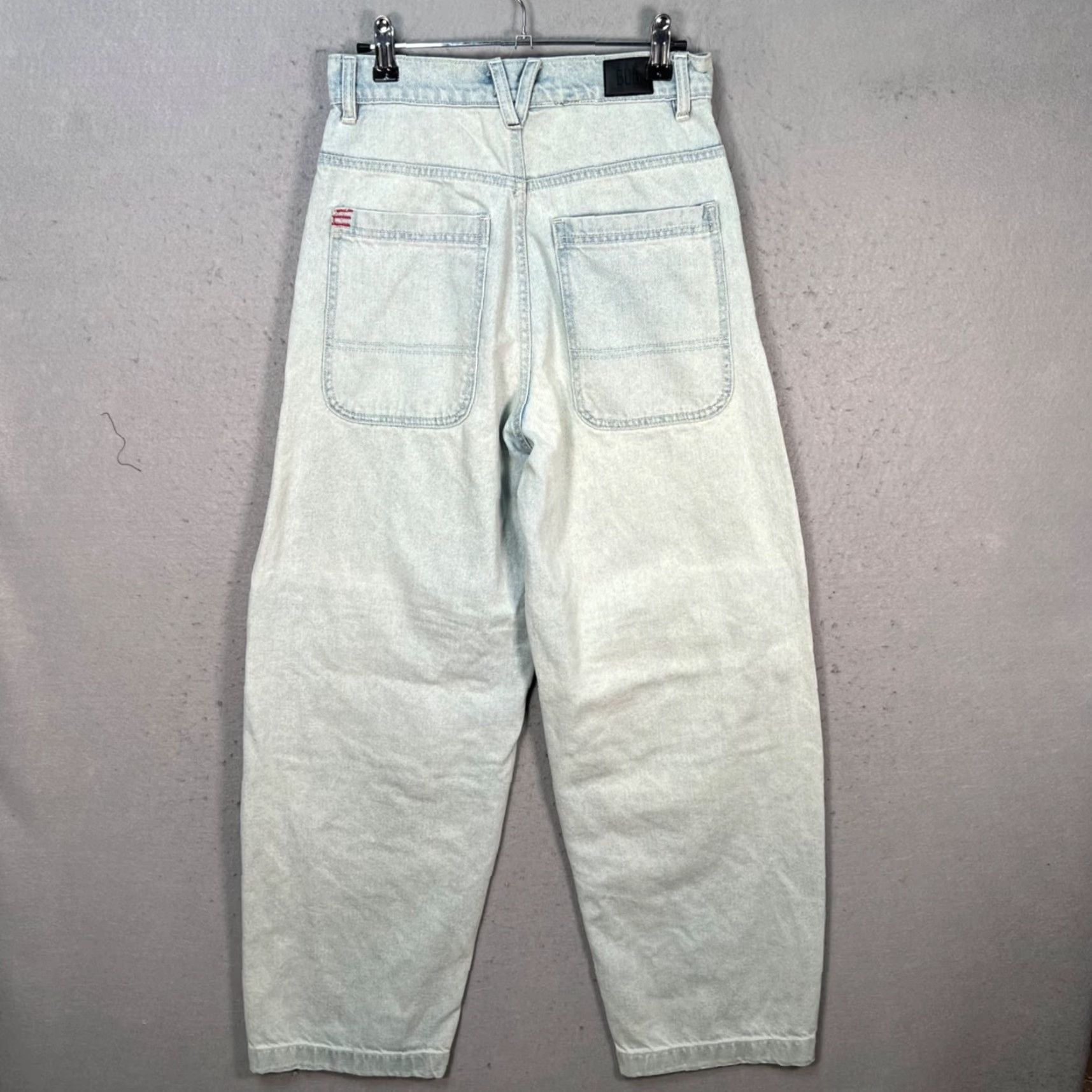 Bdg BDG Womens Jeans High-Rise Light Wash 25 Blue 5-Pocket Wide-Leg Denim 100% Cotton Adult Womens Jeans Size 42" / US 20 - 2 Thumbnail