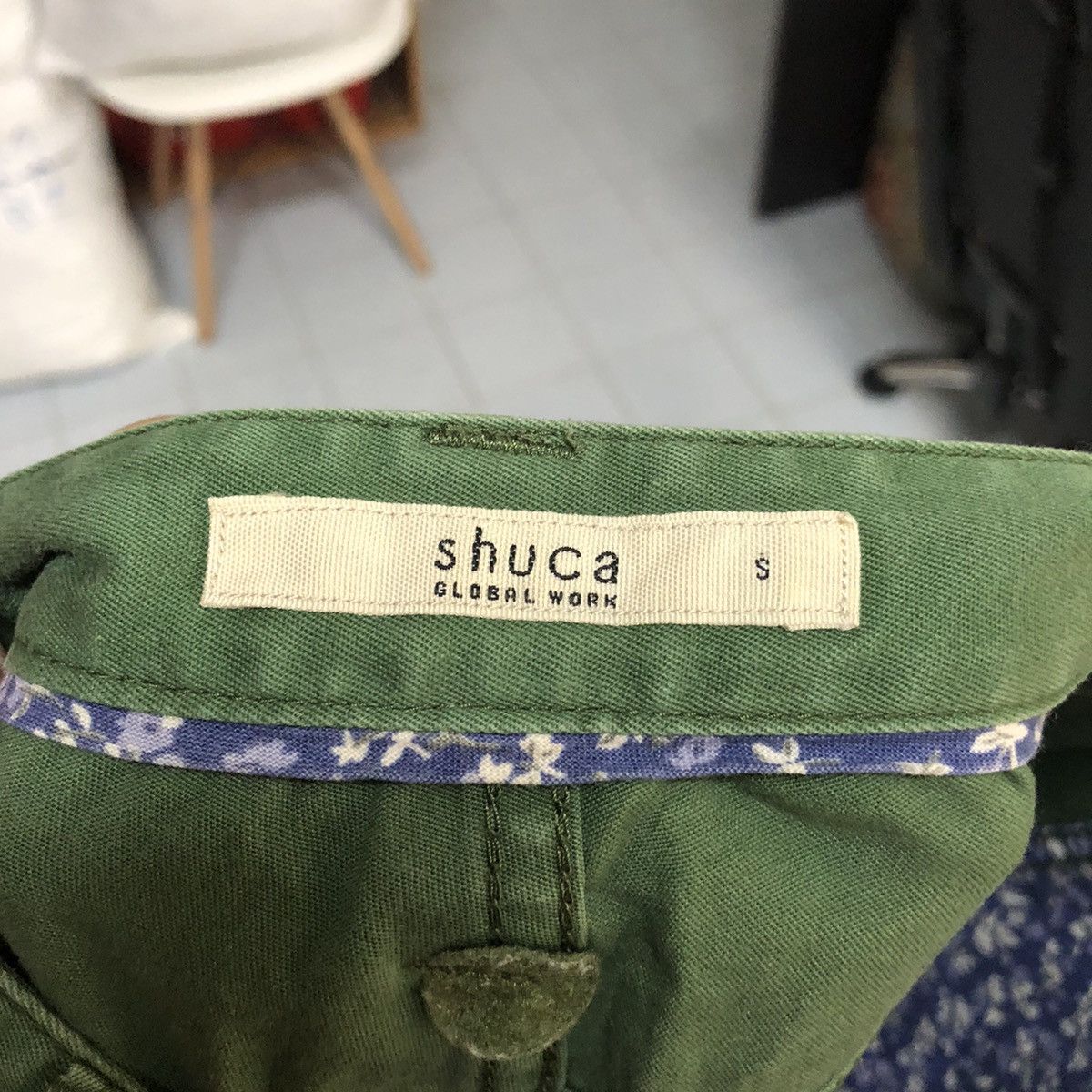Japanese Brand DL Shuca Green Cargo Multipocket Pants #C648 Size US 27 - 18 Thumbnail