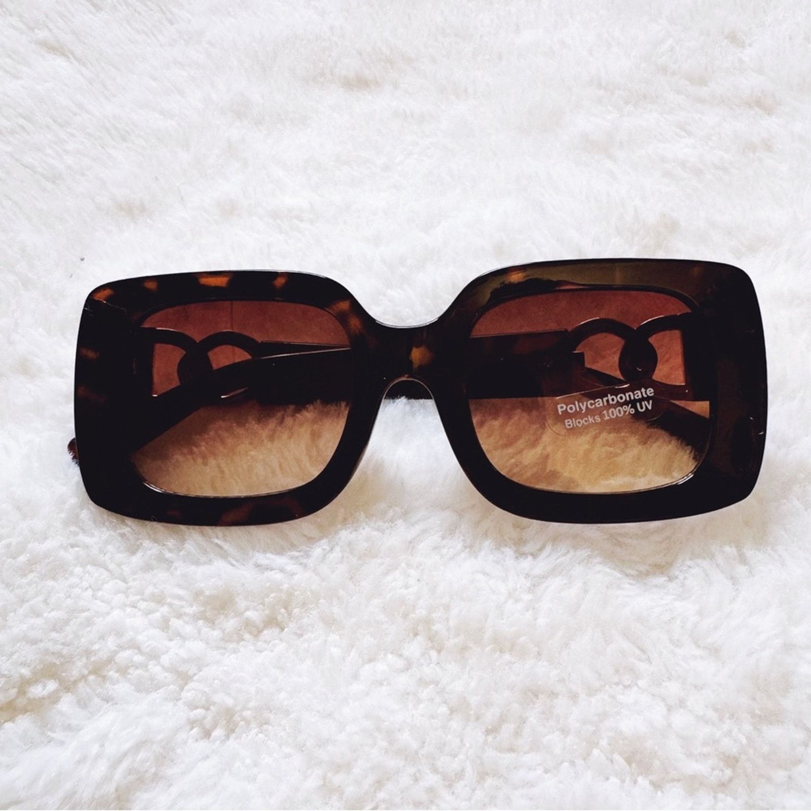 Other Camille Tortoise Brown Oversized Square Sunglasses Size ONE SIZE - 1 Thumbnail