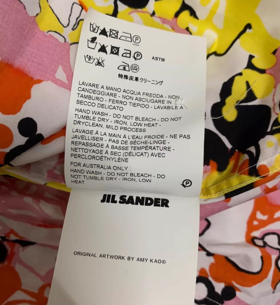 Jil Sander JIL SANDER SS13 Artist Collaboration: Extremely Rich Shirt Size US S / EU 44-46 / 1 - 5 Thumbnail