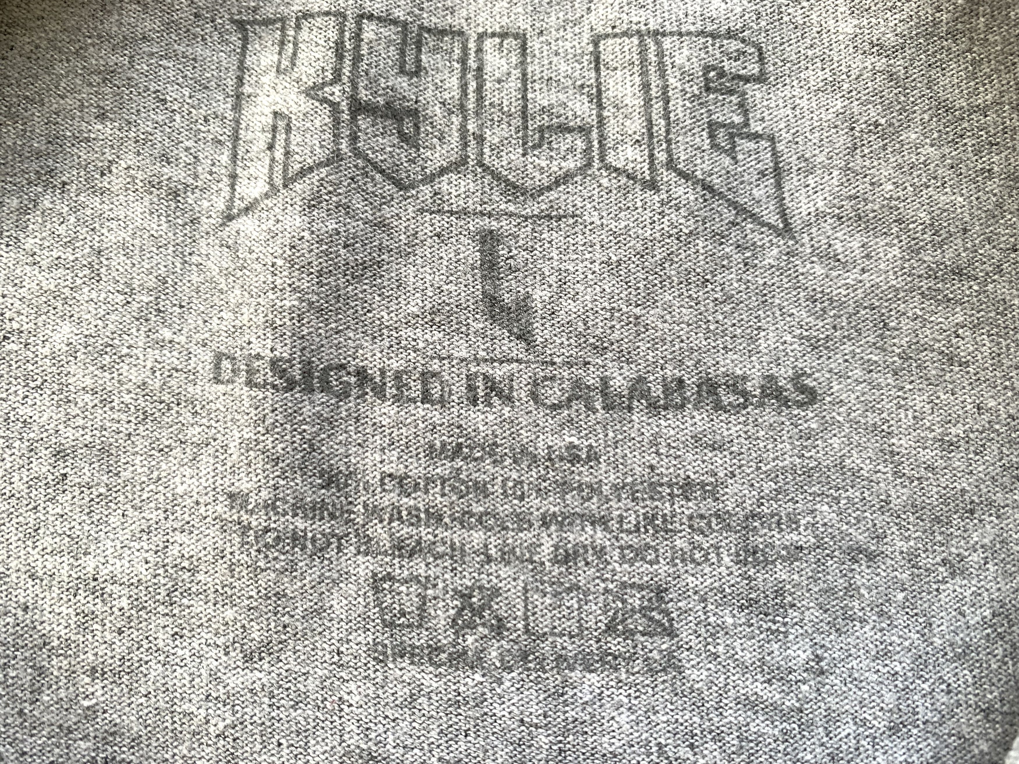 Nike Kylie Jenner Printed Grey Cotton T Shirt Size US L / EU 52-54 / 3 - 9 Thumbnail