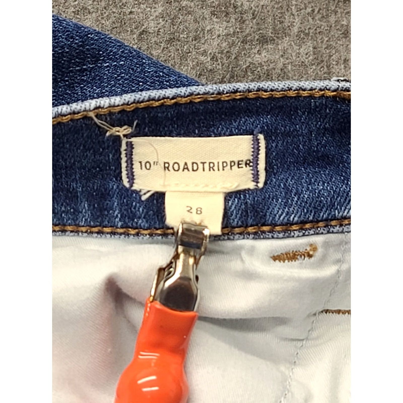 Madewell Madewell Jeans Women’s Size 28x27 High Rise Roadtripper Stretch Distressed Denim Blue 5-Pocket Regular Boys? Womens? Size 28" / US 6 / IT 42 - 3 Thumbnail