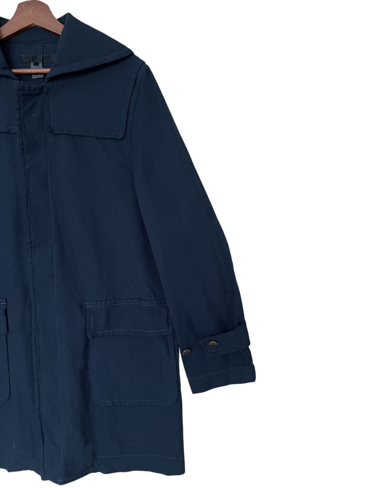 Comme des Garcons × Japanese Brand Vintage Japanese Brand Comme Des Garcons Trench Coat 1990s Size US S / EU 44-46 / 1 - 6 Thumbnail