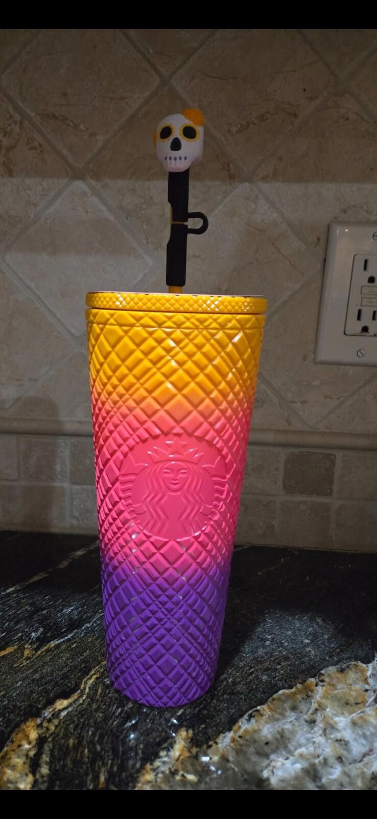 Designer Starbucks Dia de Muertos Day Of The Dead Tumbler 2024 NEW Size ONE SIZE - 4 Thumbnail