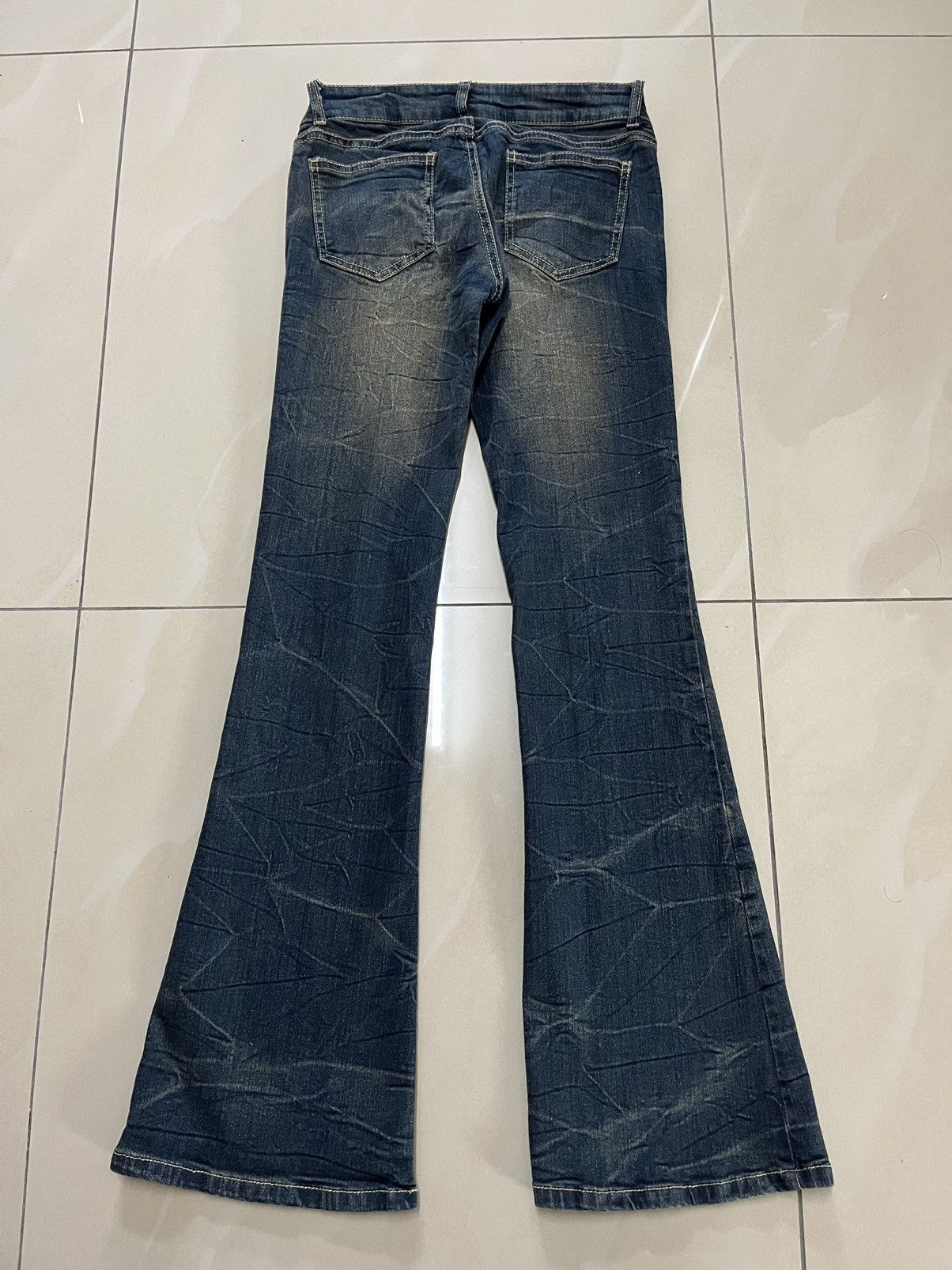 Hysteric Glamour Flare Jeans Japanese mud rusty thunder skinny low rise Size US 27 - 6 Thumbnail