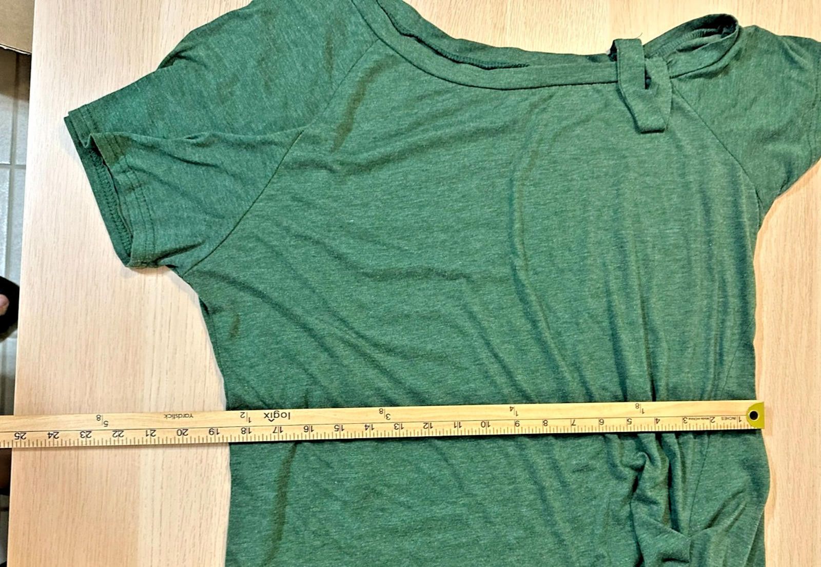 Designer Ladies’ Cold Shoulder Shirt – Emerald Green, Plus Size (2XL) Size XXL / US 16-18 / IT 52-54 - 7 Thumbnail