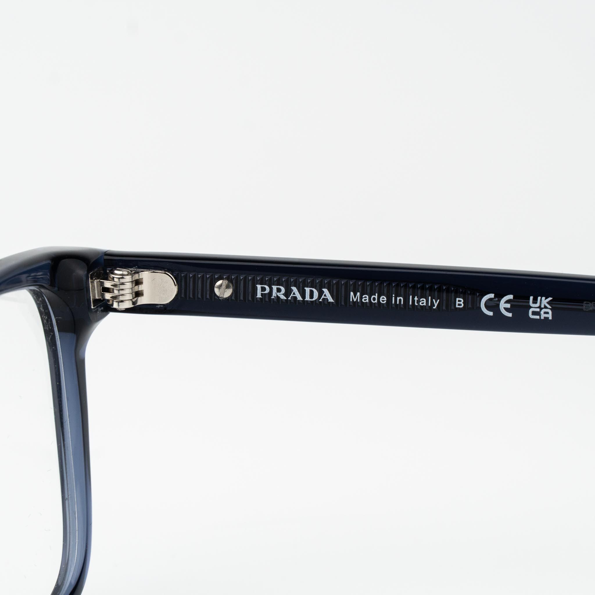 Prada Prada Men Eyeglasses Square Unisex PR14WV 08Q1O1 BRAND NEW Size ONE SIZE - 7 Thumbnail