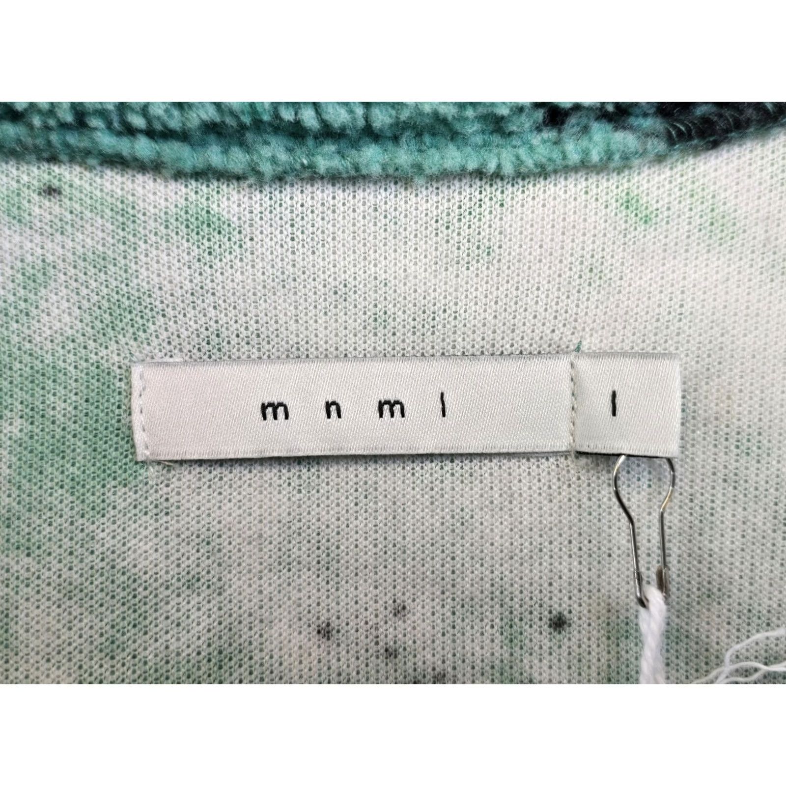 MNML mnml Green Splash Zip Up Jacket- Size L - Color Green/Black Mens Jacket Size US L / EU 52-54 / 3 - 4 Thumbnail