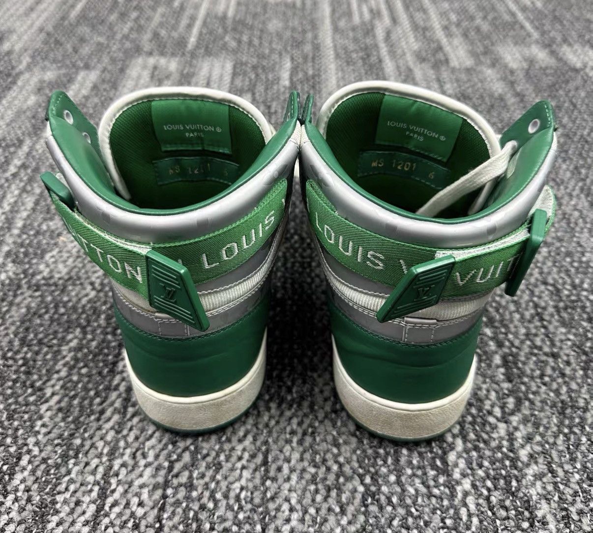 Louis Vuitton Louis Vuitton Rivoli Monogram High Top Sneakers J42 Size US 7 / EU 40 - 3 Thumbnail